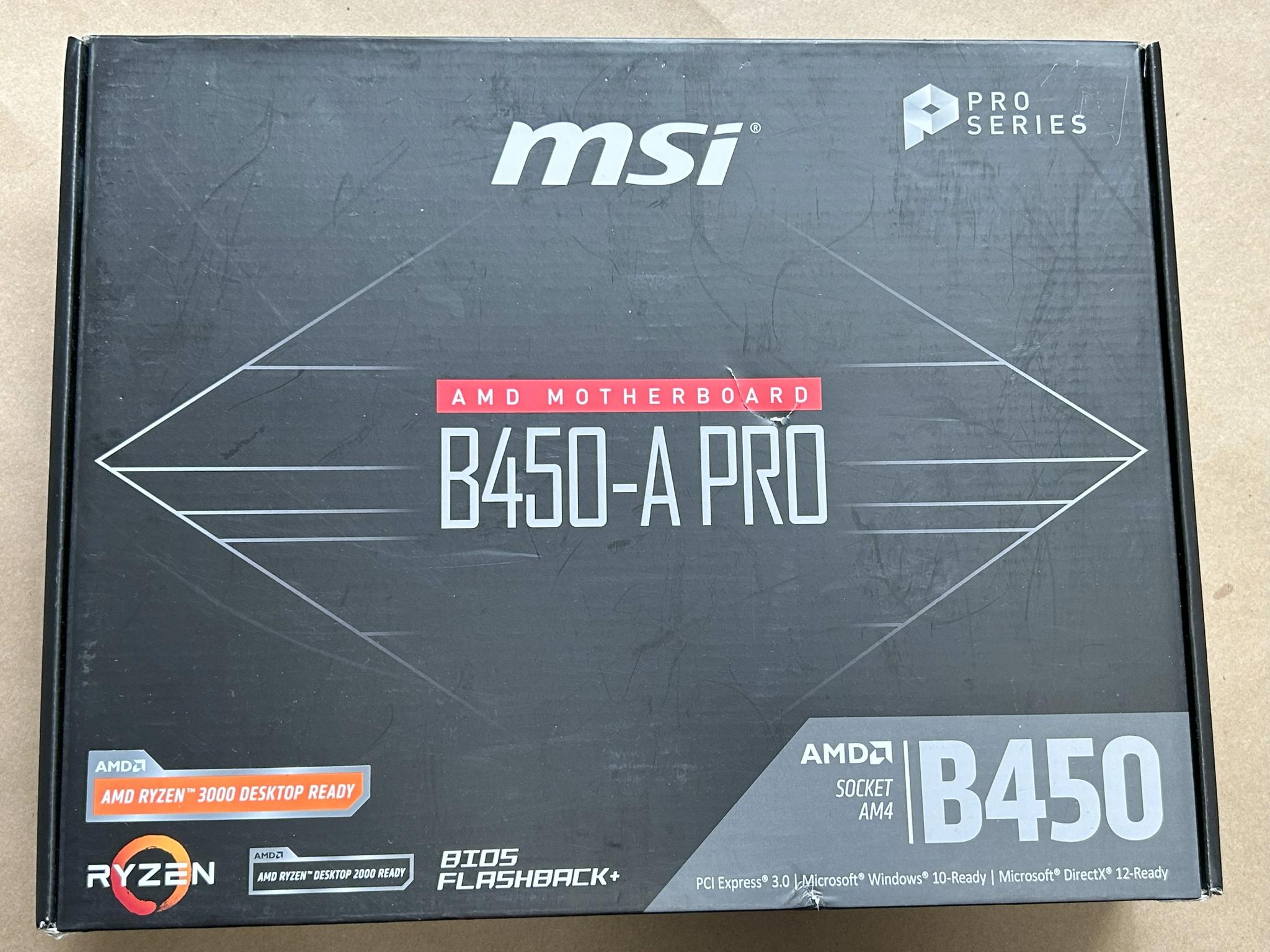 MSI B450-A PRO ATX AM4 Motherboard