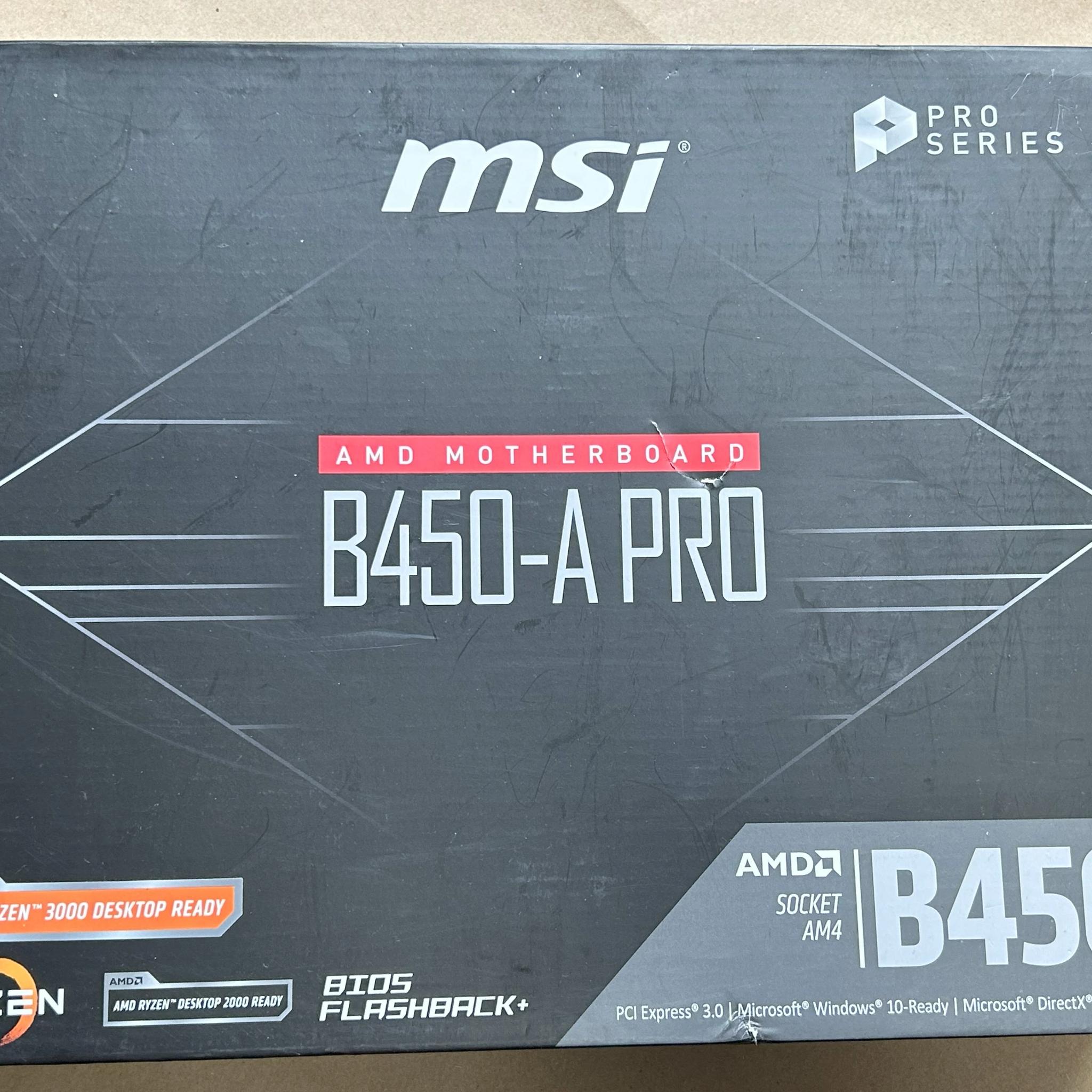 MSI B450-A PRO ATX AM4 Motherboard
