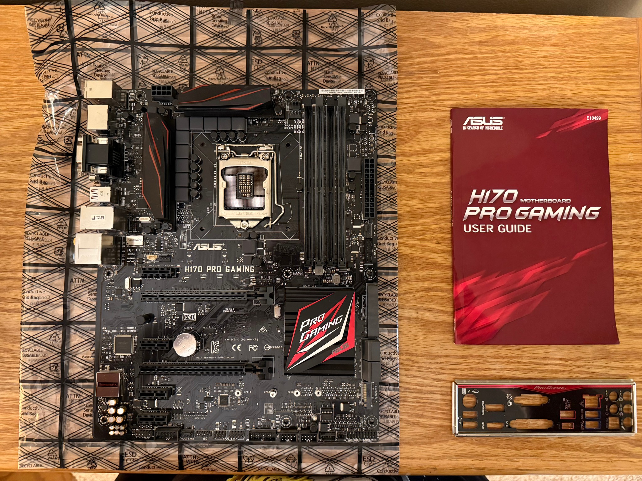 ASUS H170 PRO Gaming Motherboard 6th Gen Intel ATX