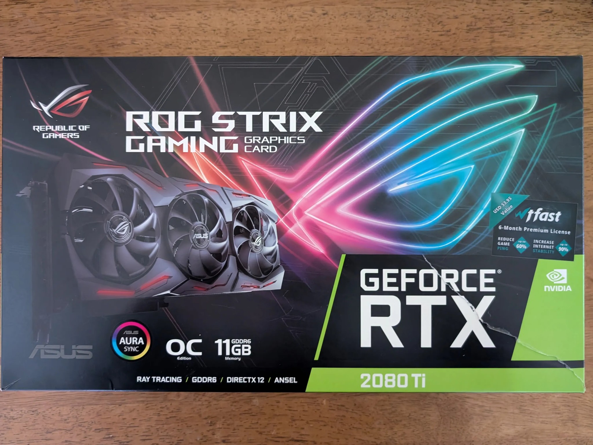 ASUS ROG-STRIX-RTX2080TI-O11G-GAMING GeForce RTX 2080 TI 11GB GDDR6