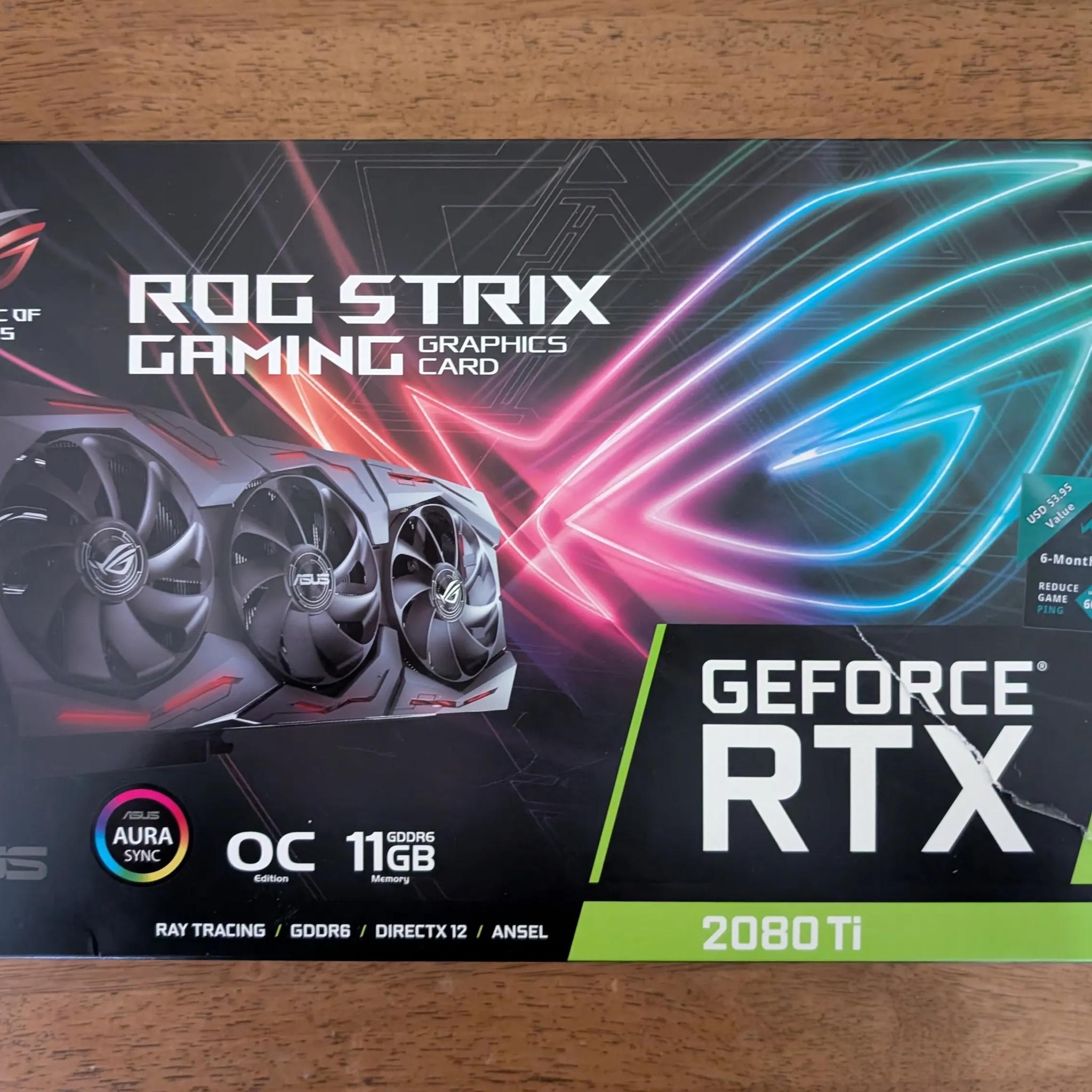 ASUS ROG-STRIX-RTX2080TI-O11G-GAMING GeForce RTX 2080 TI 11GB GDDR6