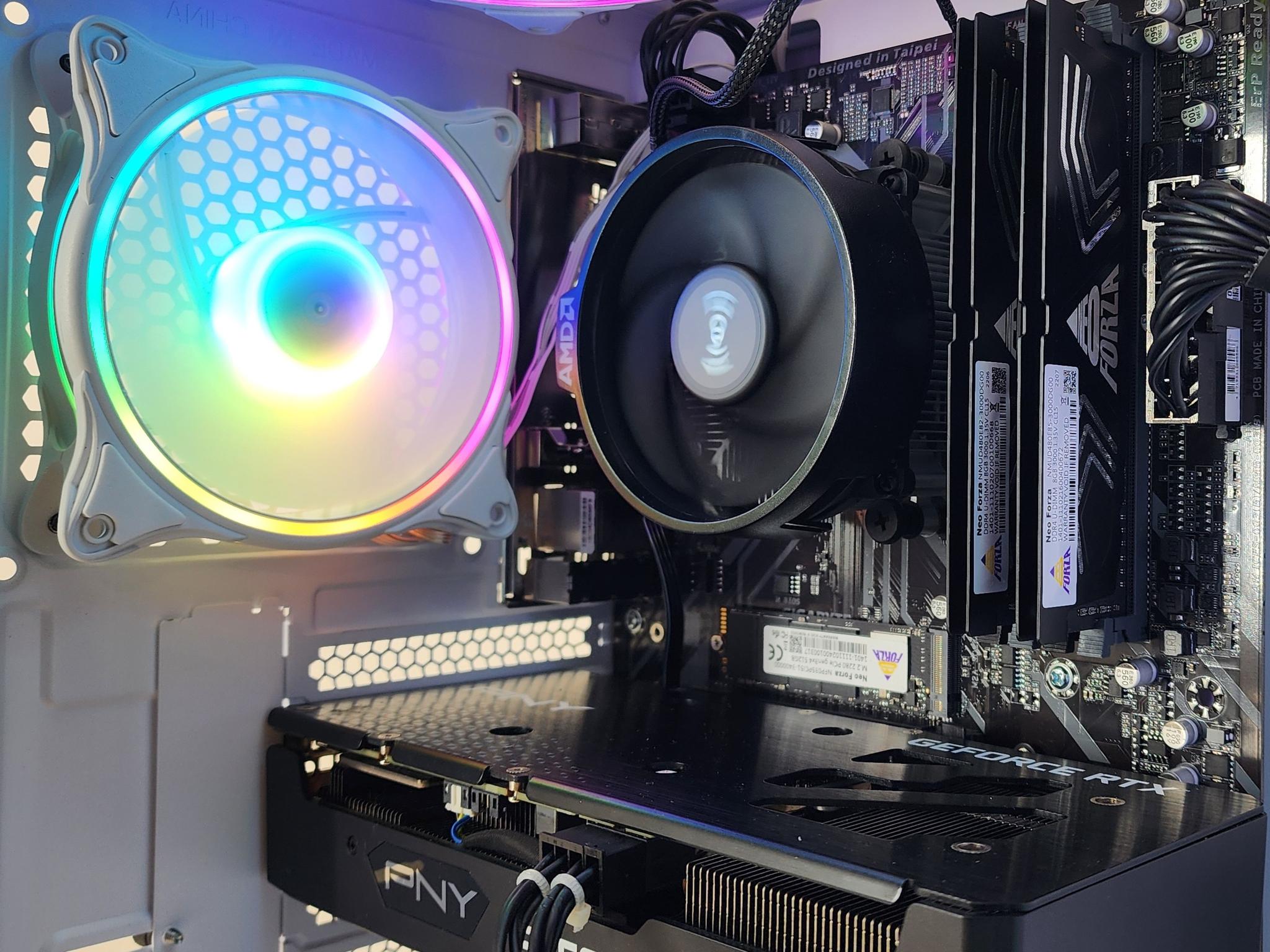 Gaming PC Ryzen 3 4100 16GB RAM 512GB SSD RTX 3050 8GB Windows 11 Computer