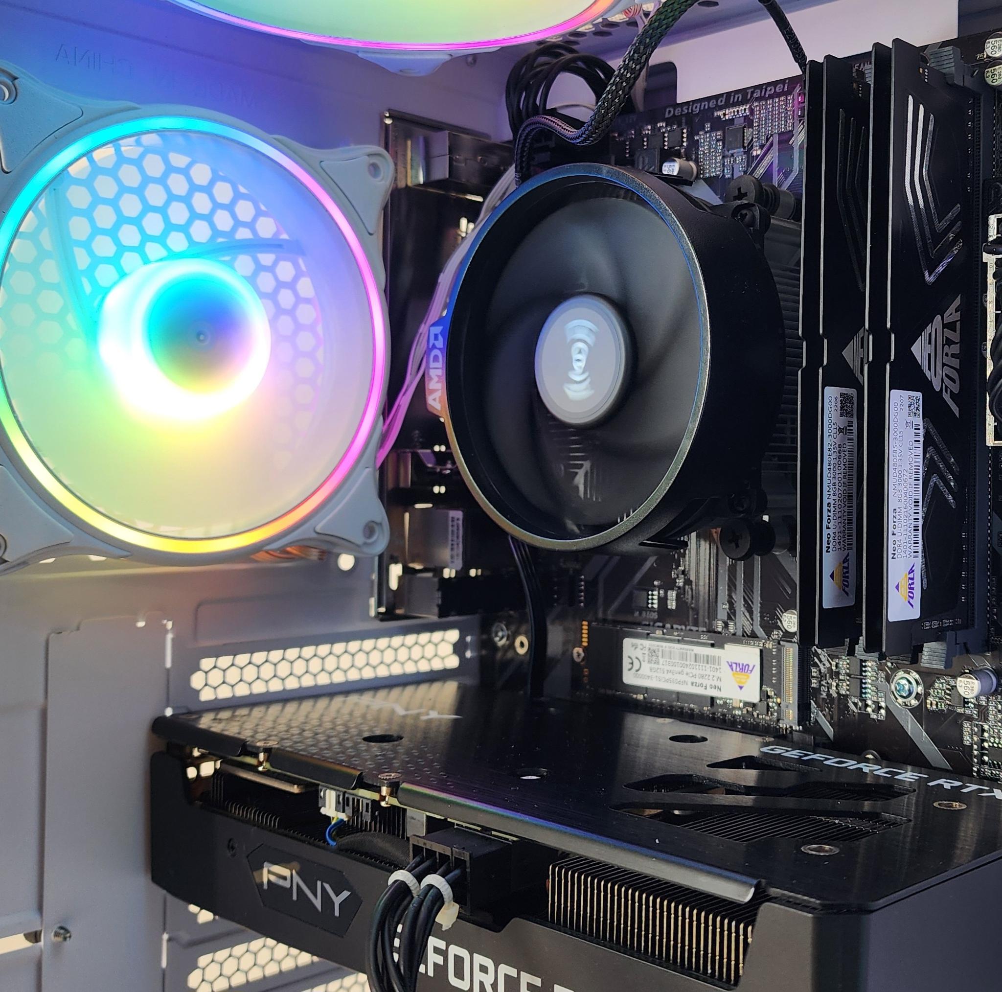 Gaming PC Ryzen 3 4100 16GB RAM 512GB SSD RTX 3050 8GB Windows 11 Computer