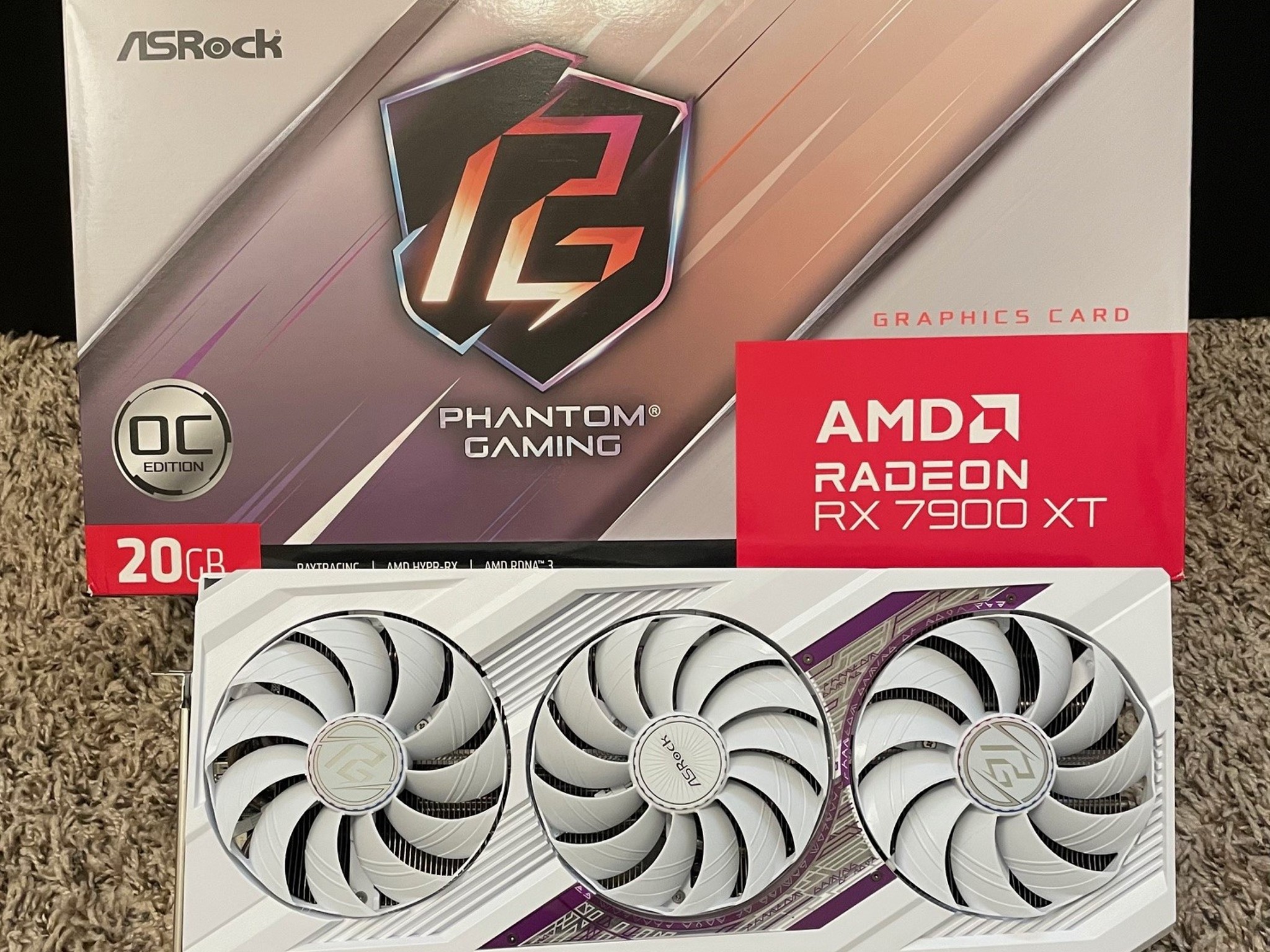 7900 XT 20 GB (White) ASRock Phantom Gaming