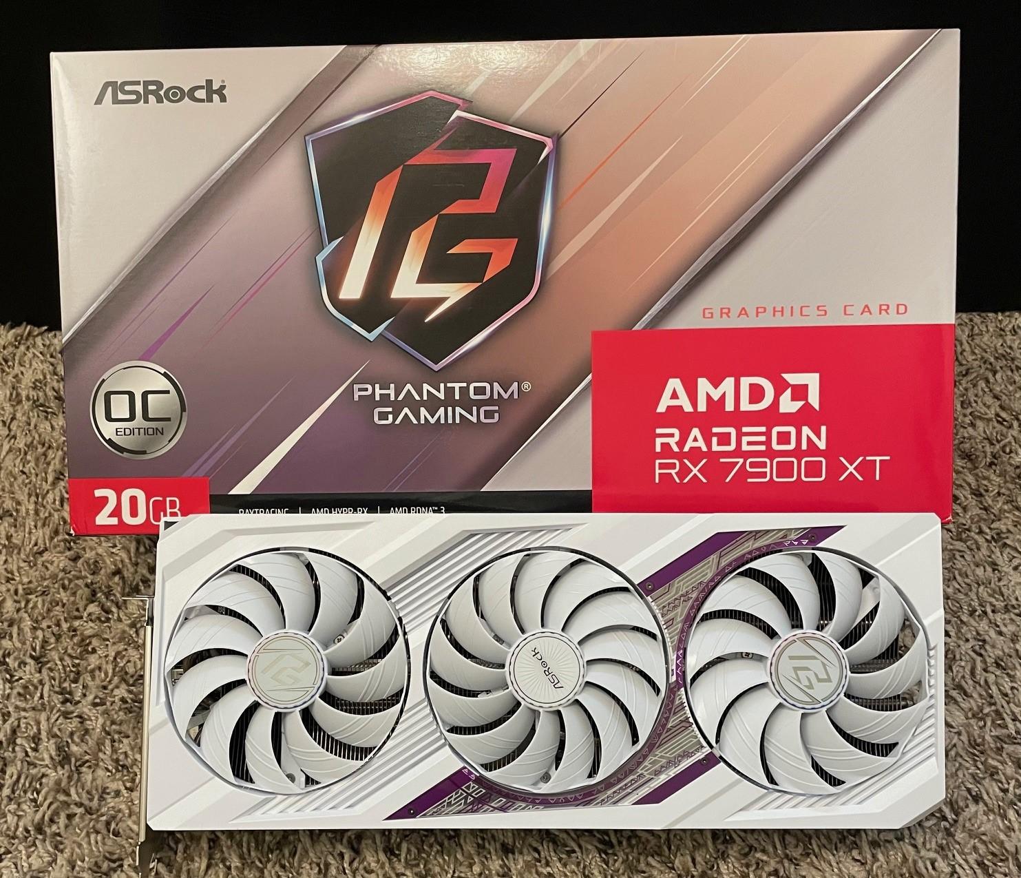 7900 XT 20 GB (White) ASRock Phantom Gaming
