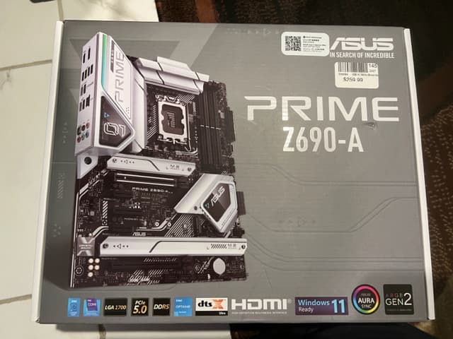 ASUS Z690-A Prime DDR5 Intel LGA 1700 ATX Motherboard