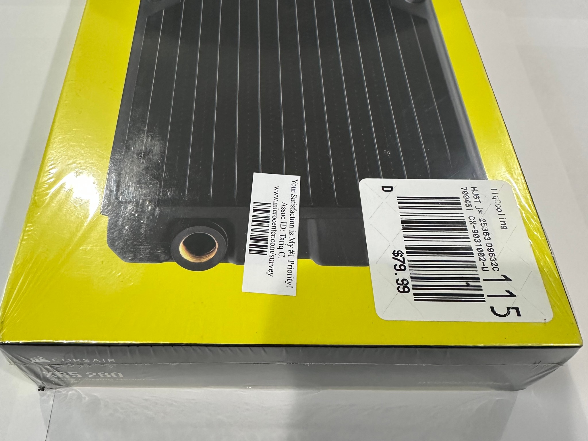 Corsair Hydro X Series XR5 280, Water Cooling Radiator, Black - BRAND NEW SEALED