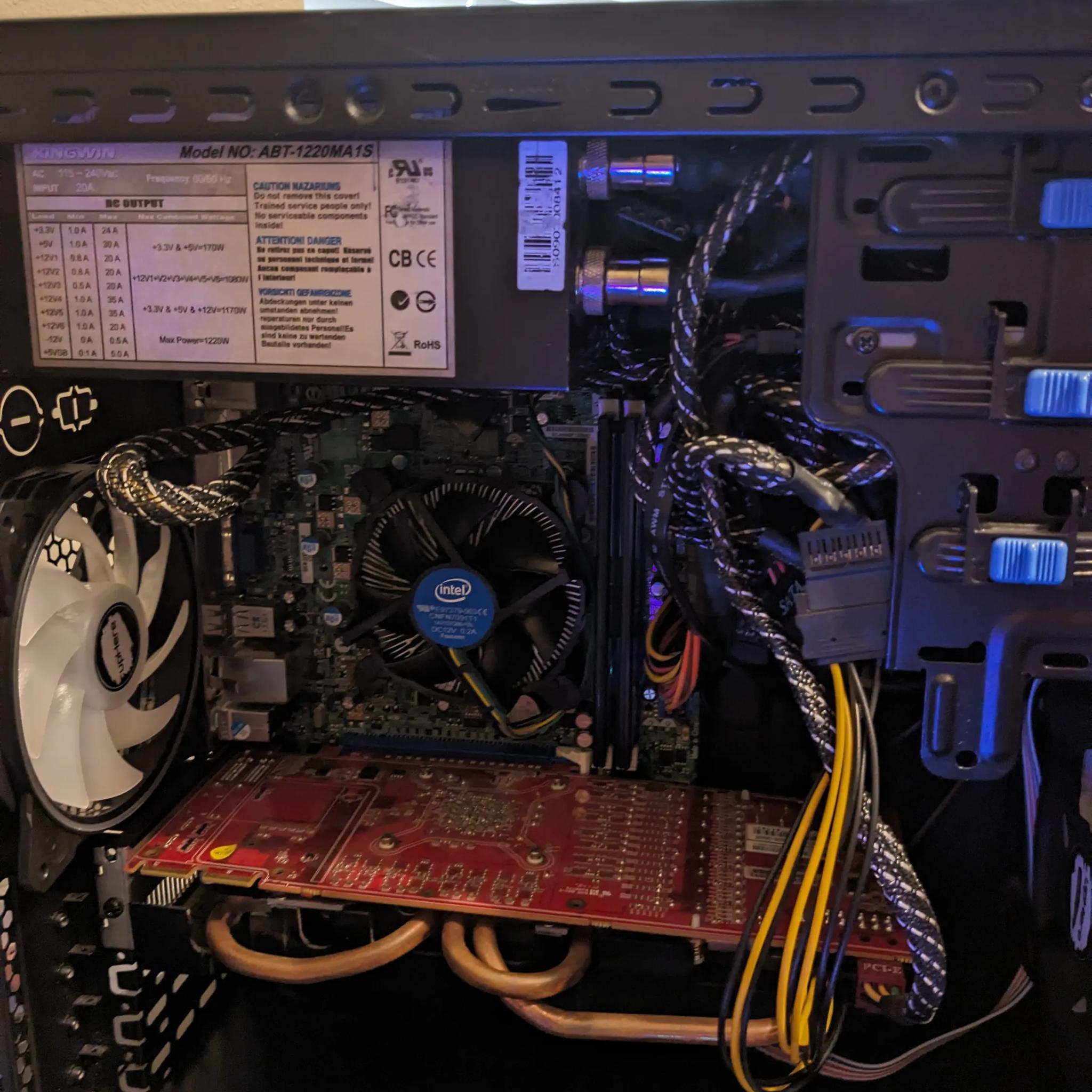 FREE SHIP|| "Collapsed Sun"|| Xeon 1220v2 (same as i5-3450), 16GB RAM, HD 6970 2GB, 480GB SSD, Win10