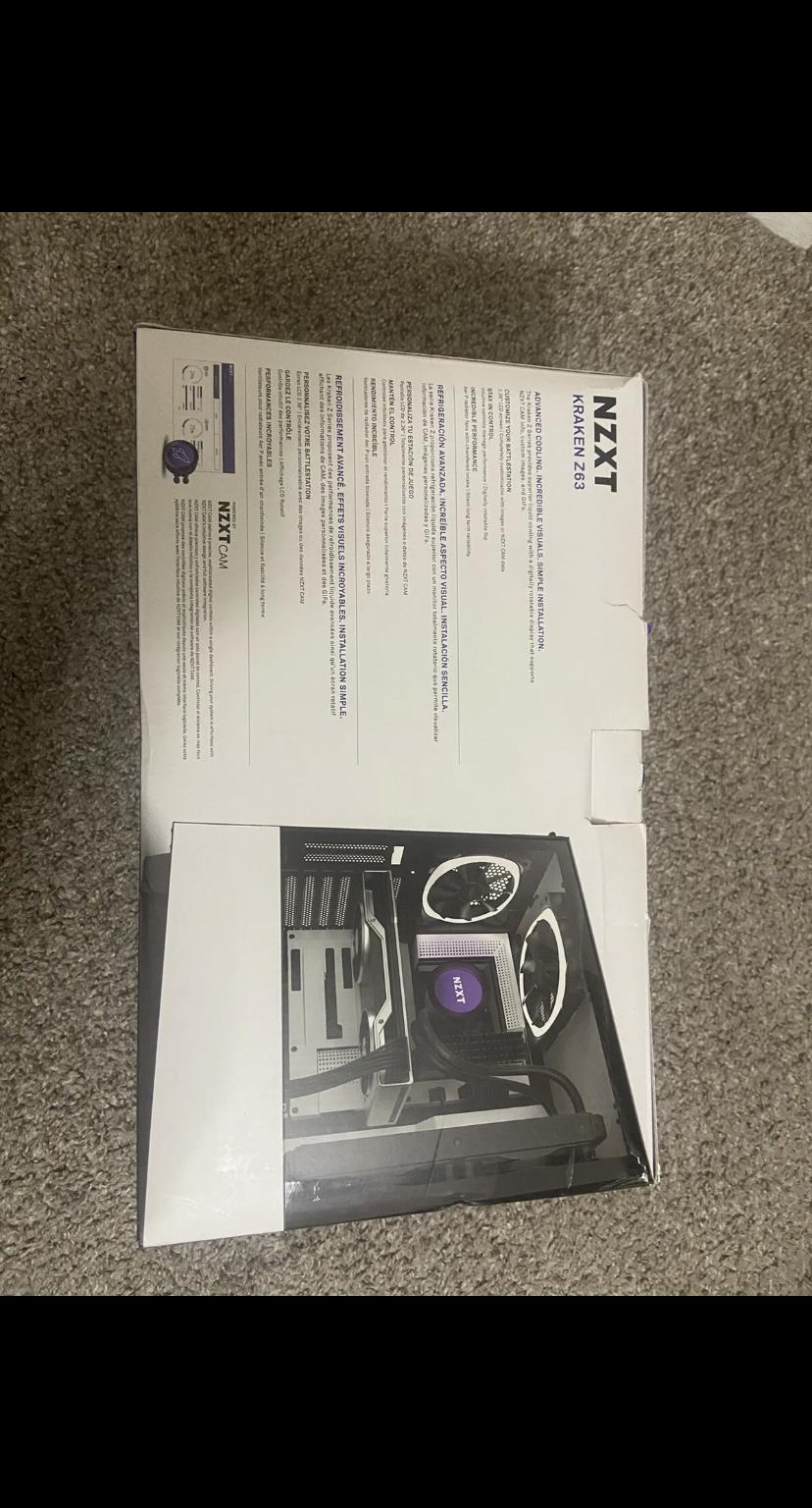 NZXT KRAKEN Z63 AIO cooler with LCD DISPLAY