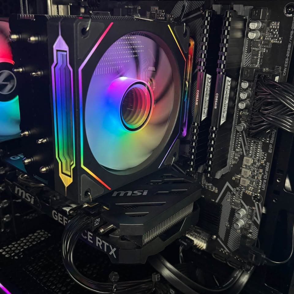 Black Gaming PC (RTX 4060 8GB + AMD Ryzen 5 5600G)