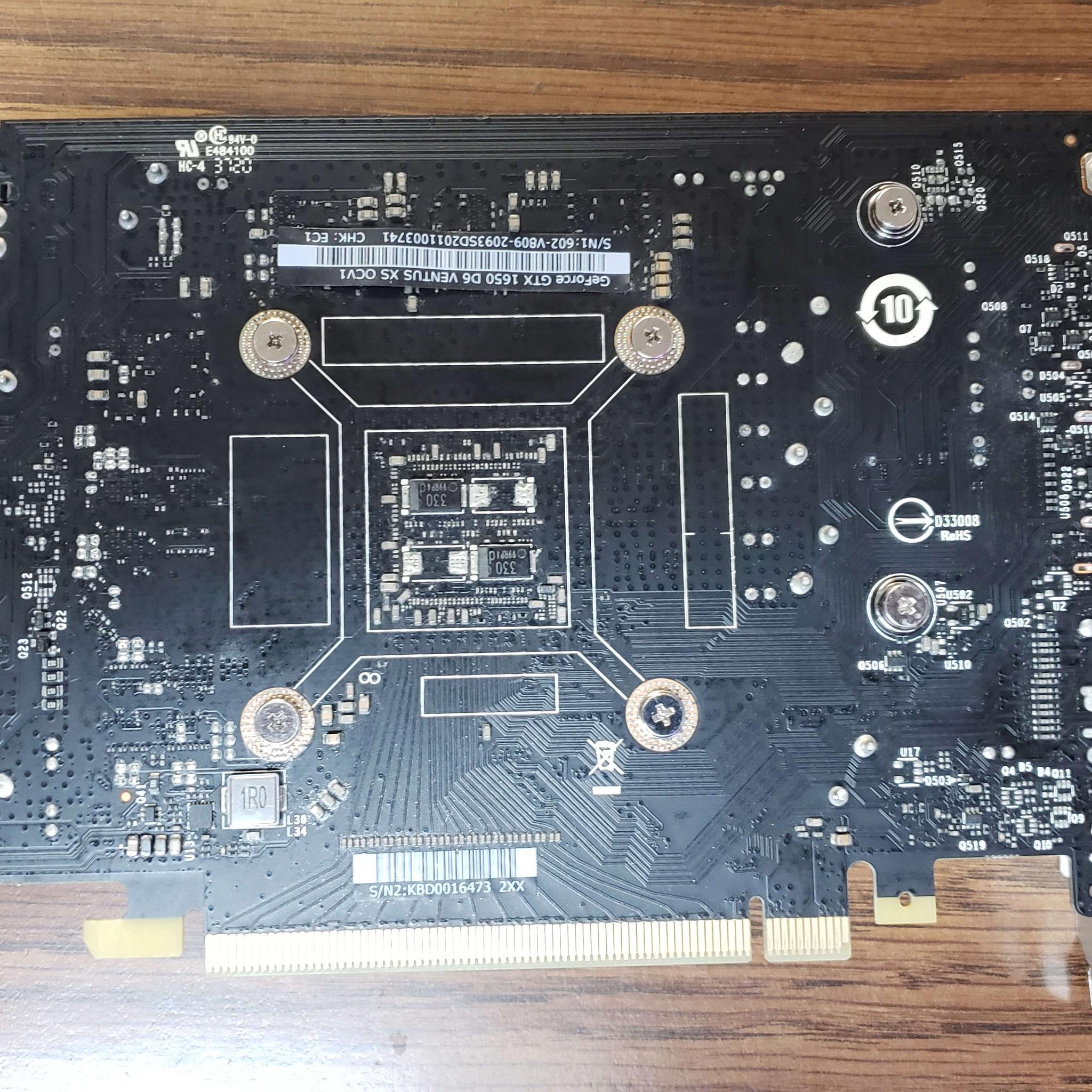 MSi GTX 1650 D6 Ventus XS OCV1 