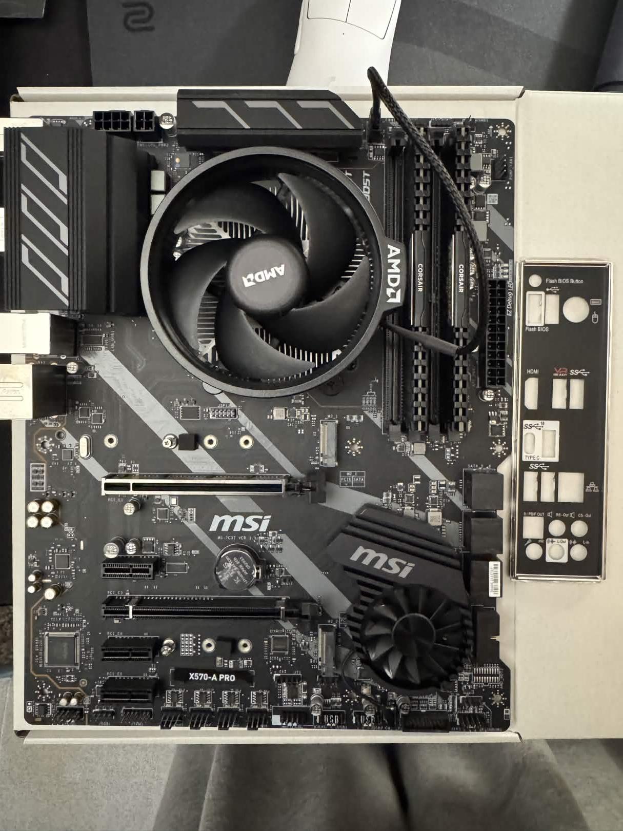 🔥 Ryzen 7 5600x + 16GB DDR4 3600+ X570-A pro Bundle ⚡