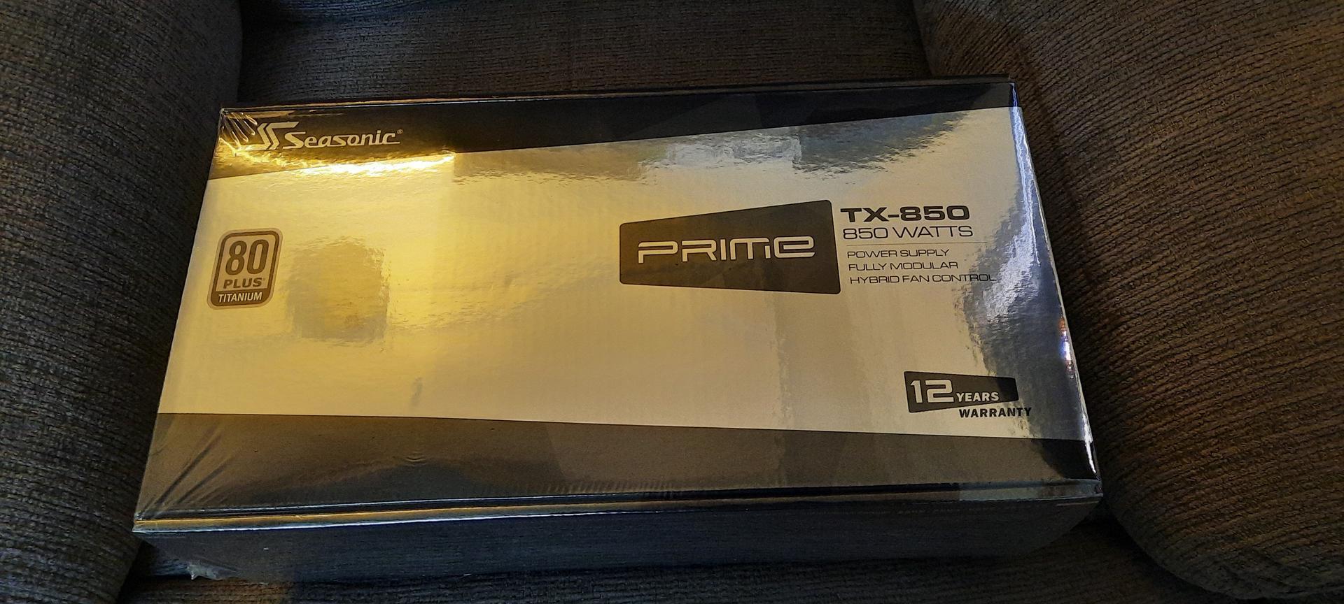 ++ NEW ++ SeaSonic PRIME GX-850, 850W 80+ Gold, Full Modular, Japanese Capacitor, 12 Yr Warranty