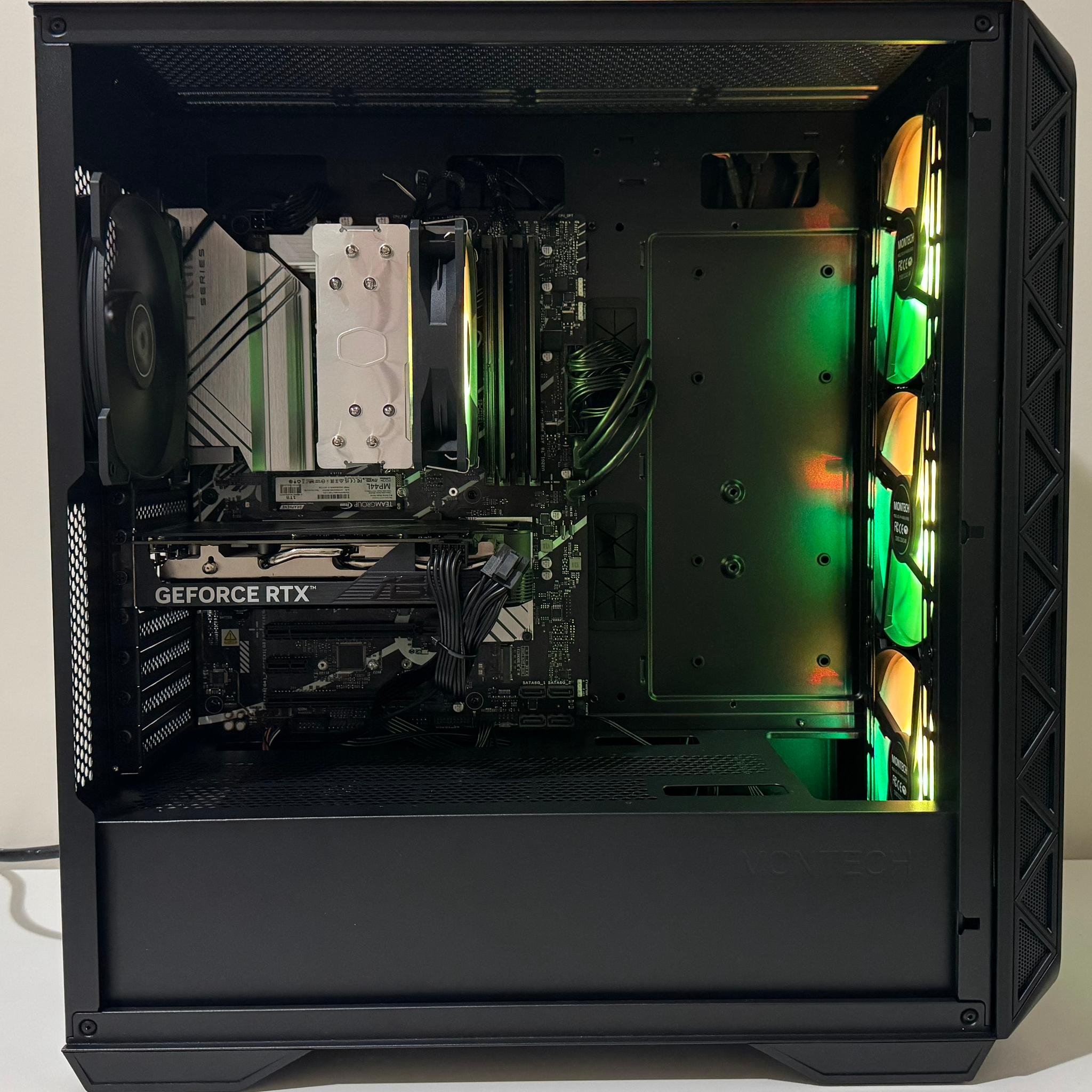 Intel Core i5 14400F GeForce RTX 4060 ASUS Z790 Gaming WIFI7 1TB SSD 32GB DDR5 Montech AIR 903 Case