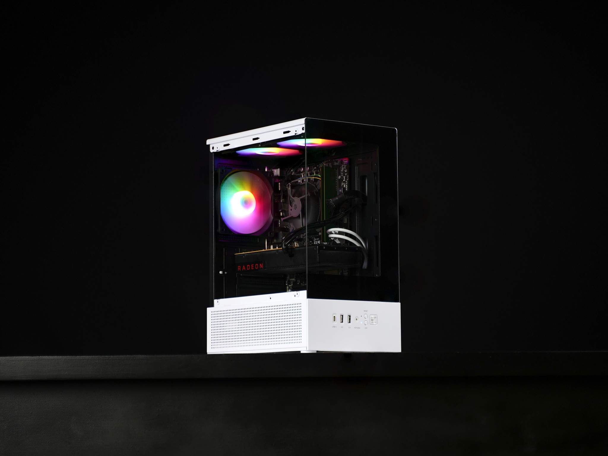 \ ST-04 / Radeon RX 580 Intel Core i5 7600  .9TB Windows 11 16GB Gaming PC