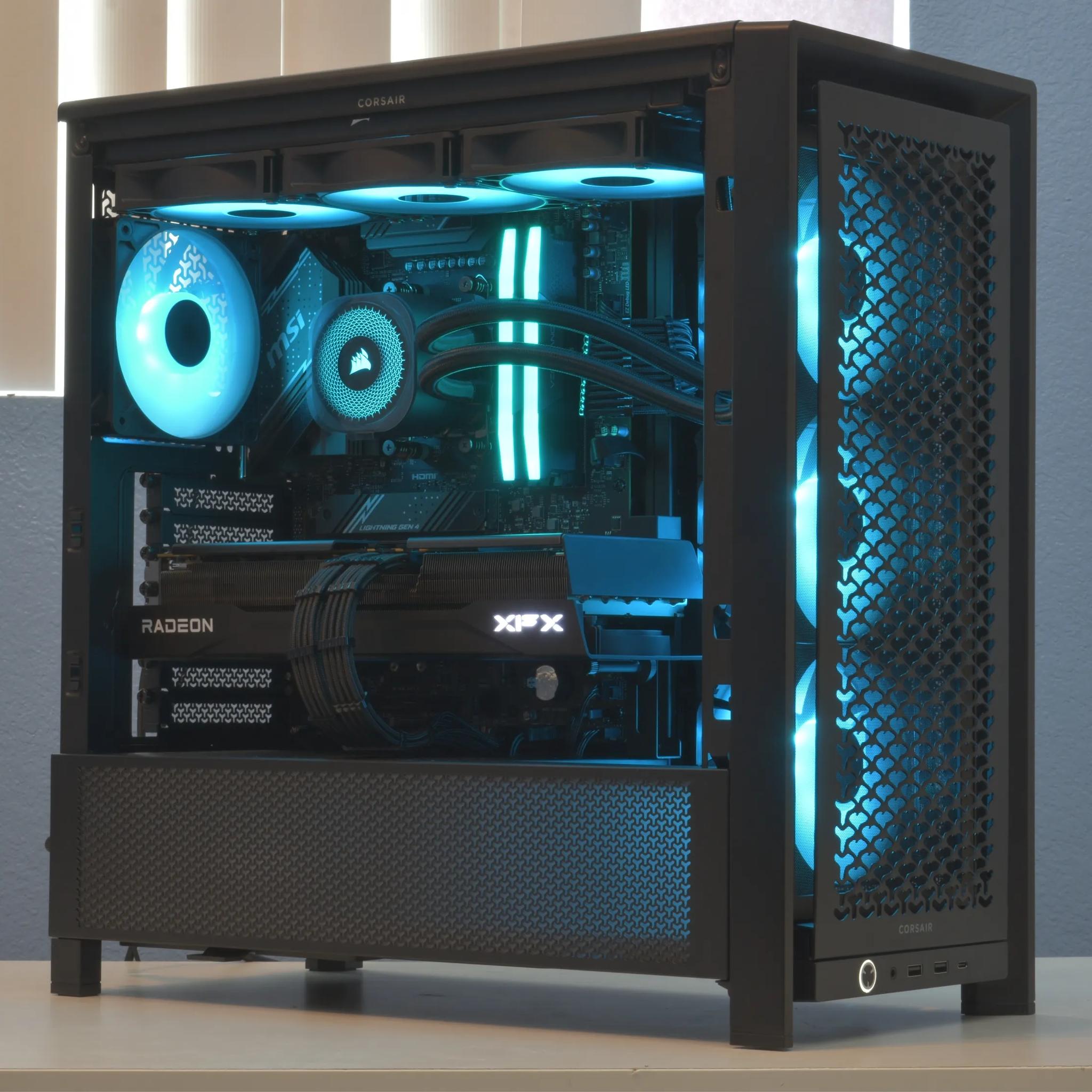 🚀FAST AMD Gaming PC🚀 Ryzen 7 7700 | RX 9070 16GB | 32GB DDR5 6000mhz | 2TB nVME SSD | Win11