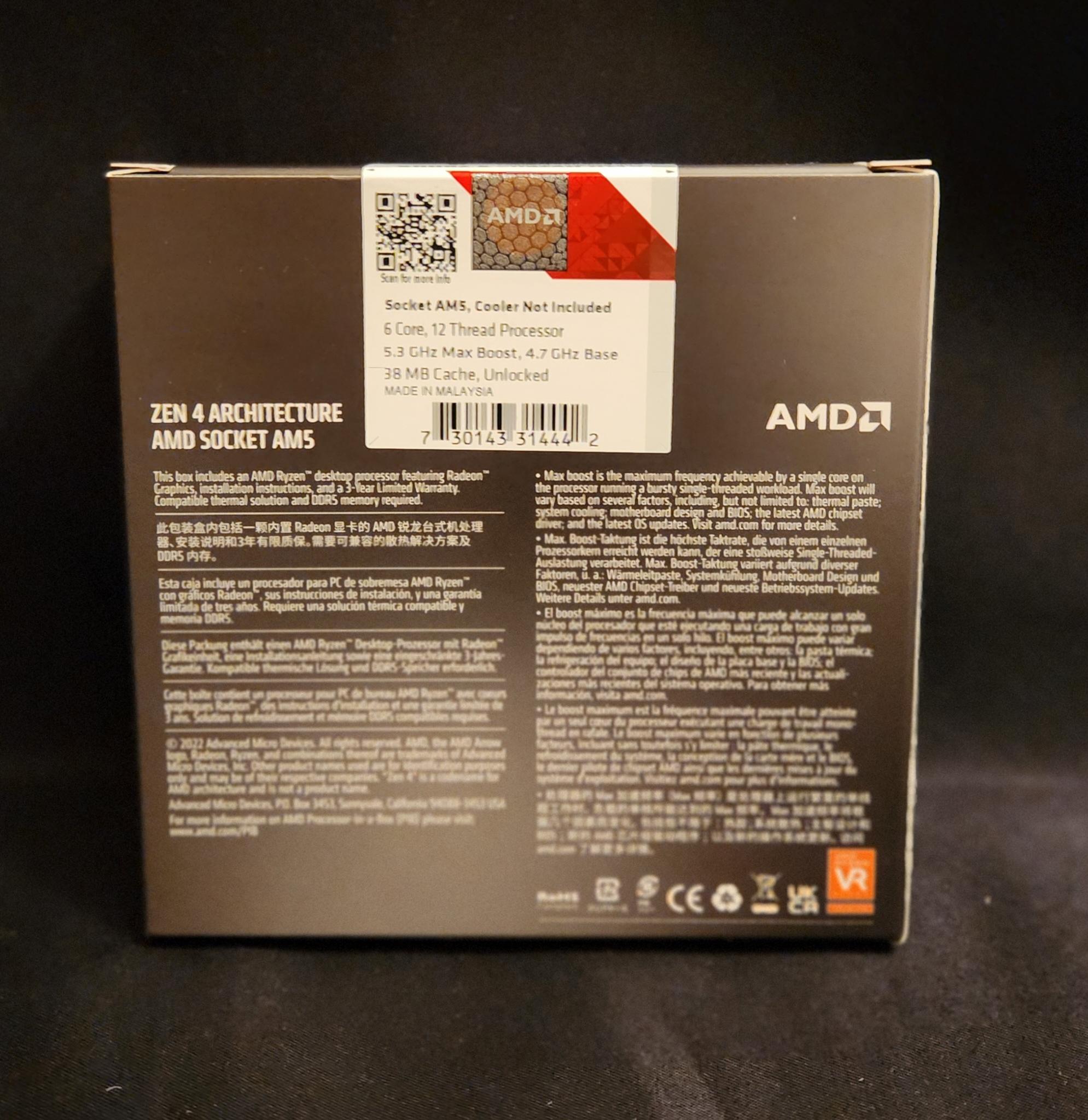 AMD Ryzen 5 7600x AM5