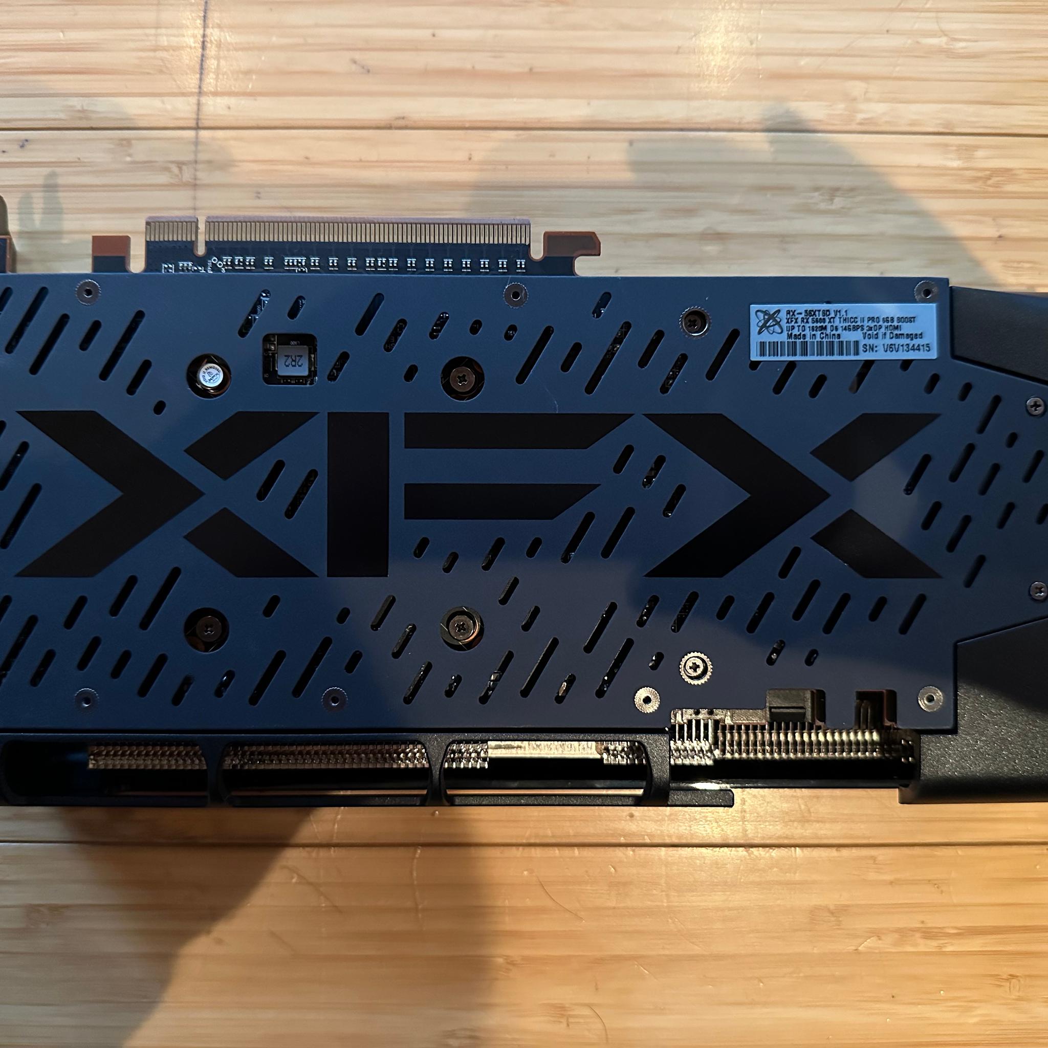 XFX Radeon RX 5600 XT 6GB THICC II (Lightly Used, In Box, RX56XT6DF46)