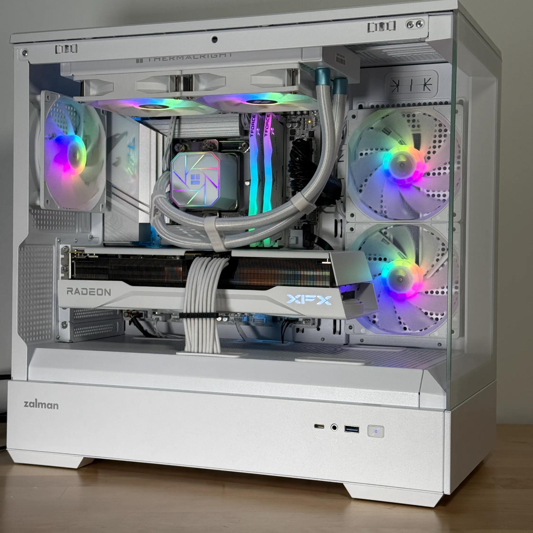 RX 9070 and Intel Core Ultra 7 265k