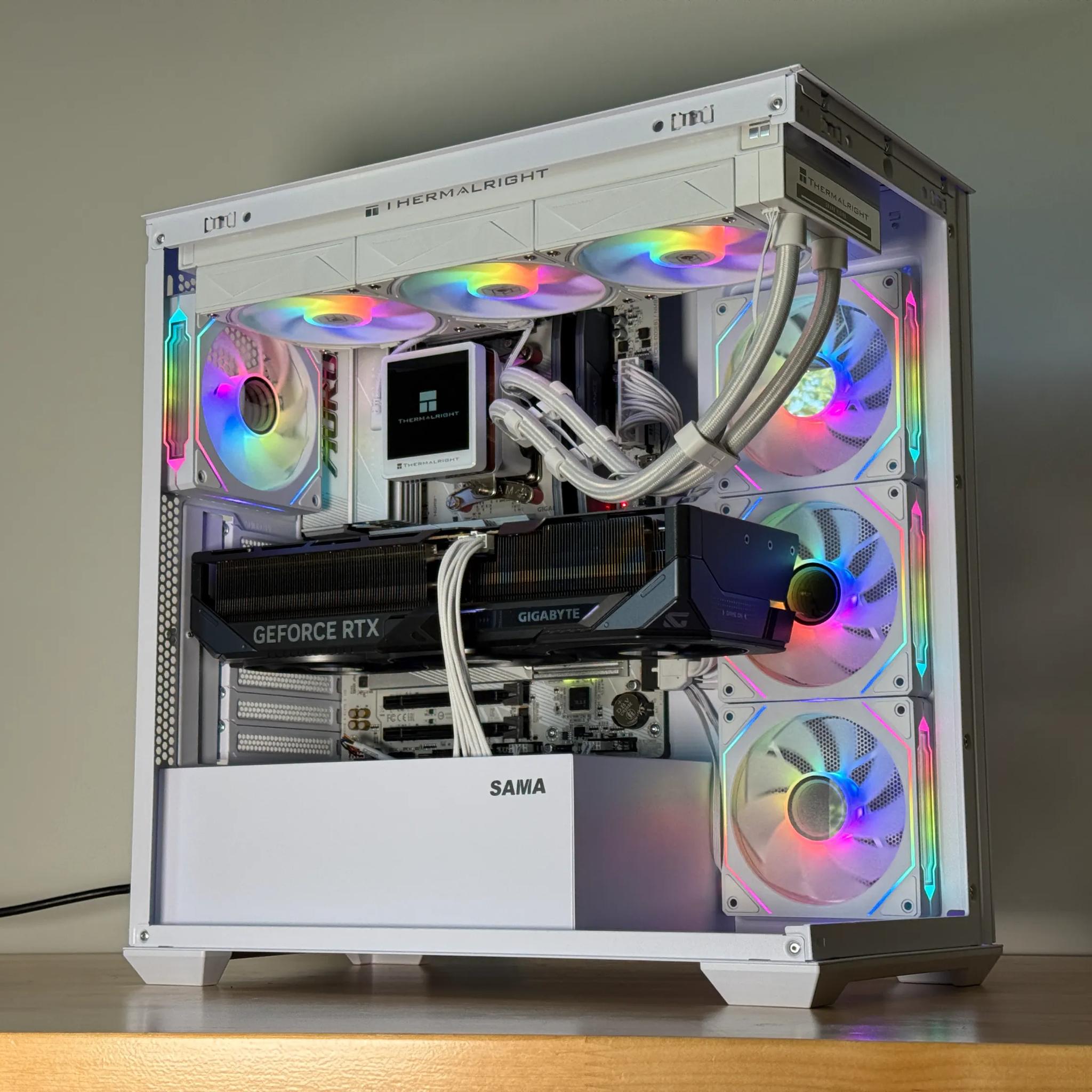 RTX 5090 Ryzen 9950x Gaming/Workstation Behemoth 96gb DDR5 4TB SSD