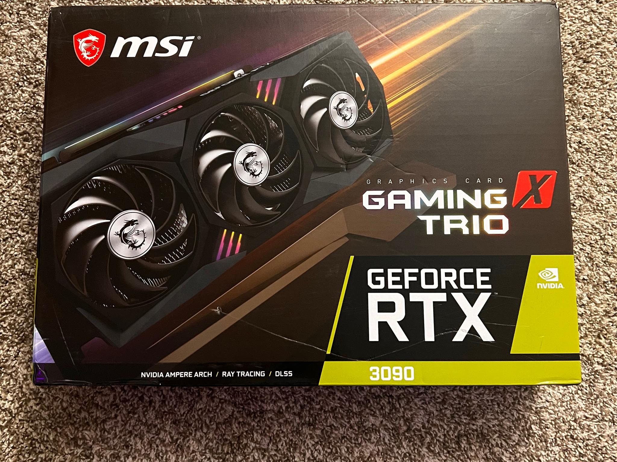MSI GeForce RTX 3090 GAMING X TRIO 24GB GDDR6X