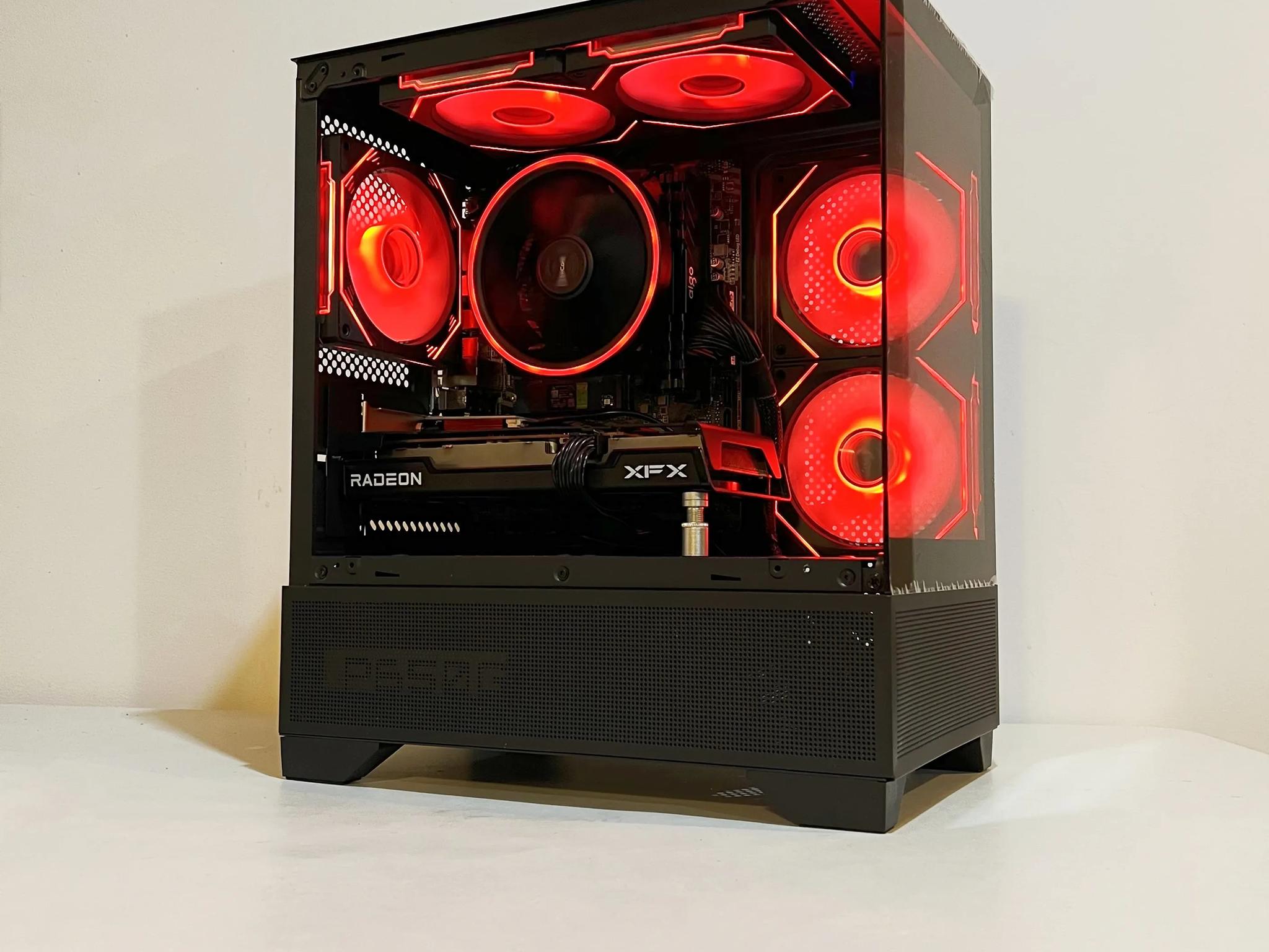 🔥Limited time🔥 RX 6600|R5-5600|1TB M.2|32GB RAM|ARGB Fans|-DepxTech Pre-Built PC