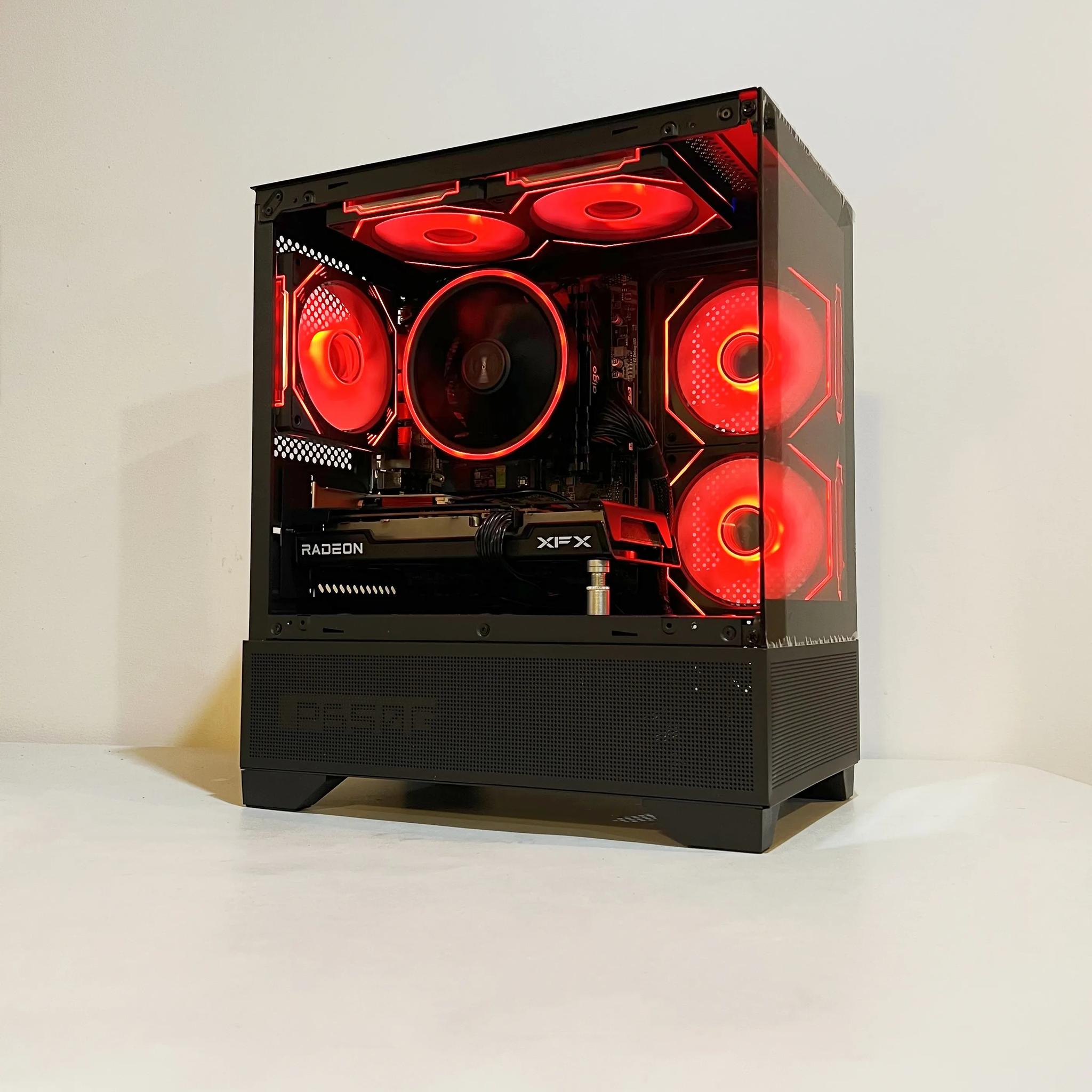 🔥Limited time🔥 RX 6600|R5-5600|1TB M.2|32GB RAM|ARGB Fans|-DepxTech Pre-Built PC
