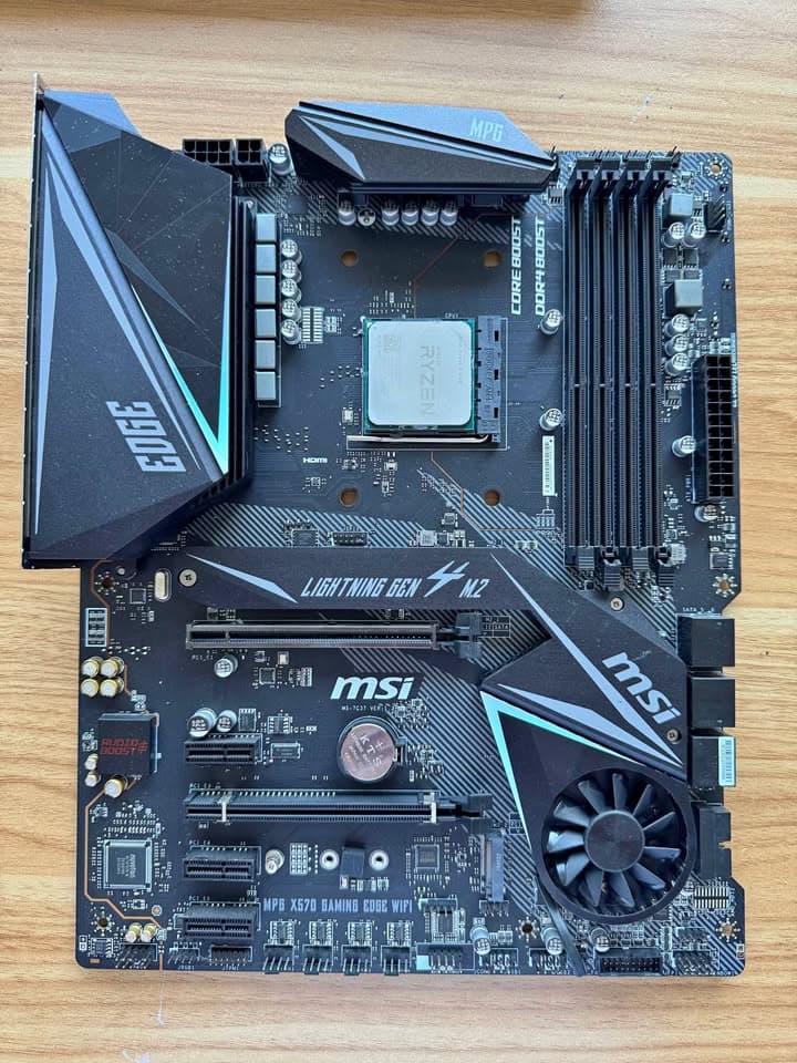 MSI MPG X570 Gaming Edge WiFi & Ryzen 5 1600