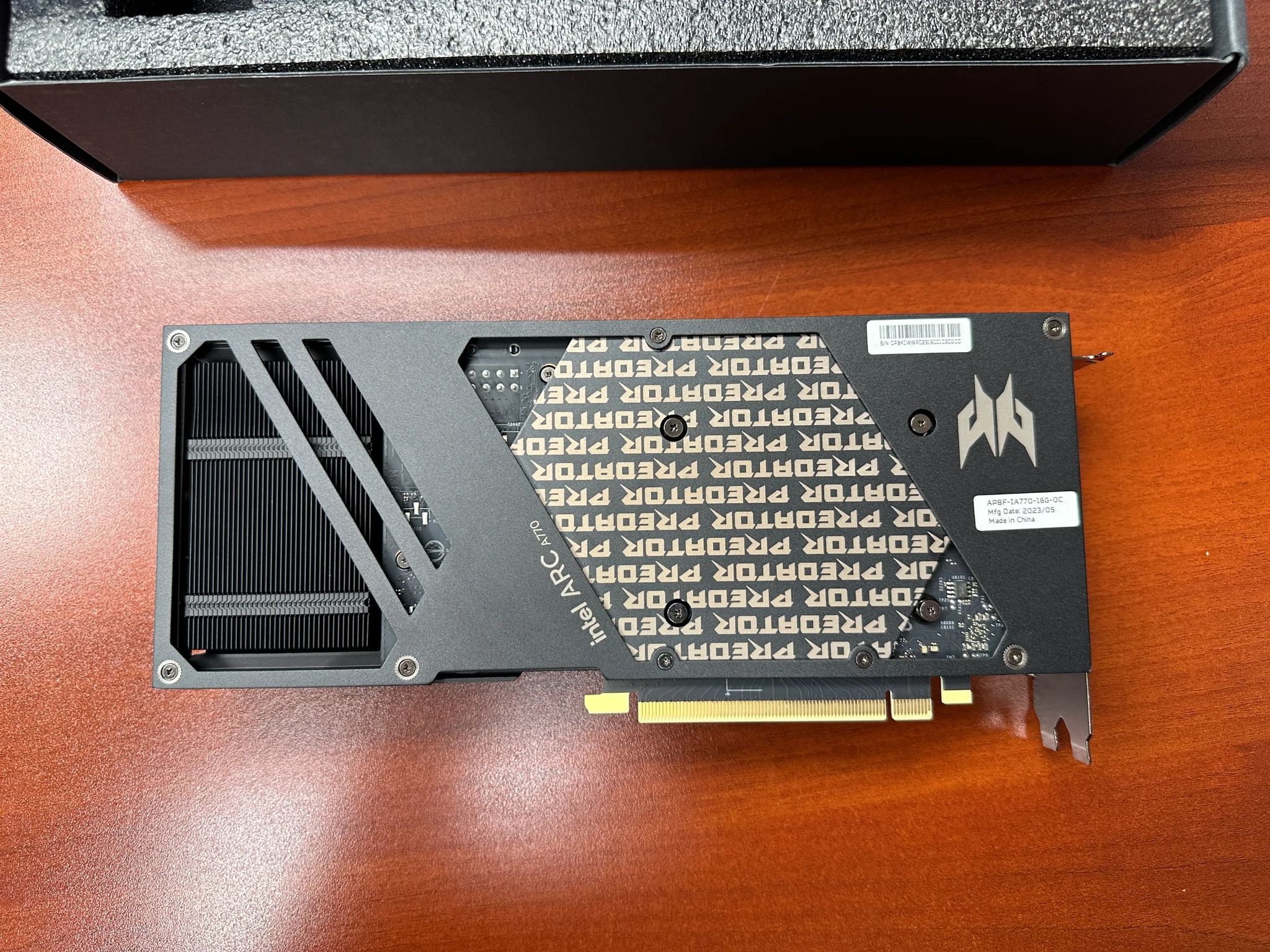 Acer Intel Arc A770 Predator BiFrost OC 16GB GDDR6 Graphics Card PCIE 4.0