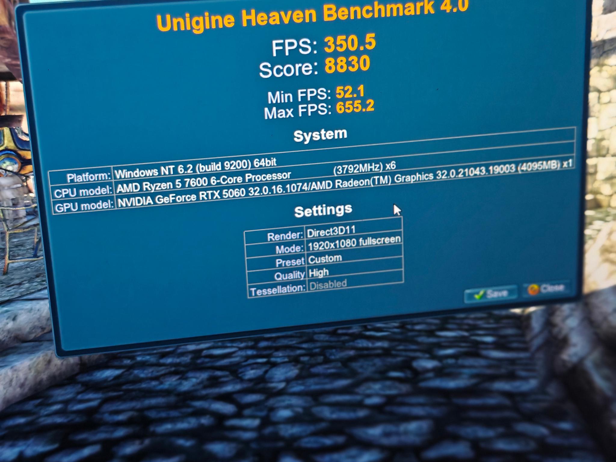 Gaming PC|AMD Ryzen 5 7600| NVIDIA RTX 5060|1 TB NVME SSD M.2|16 GB DDR5 6000|Windows 11 Home Active