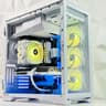 🌬️☃️Snowman⛄Gaming PC❄️AMD RX 7600 8GB❄️Intel i5 11400F 6 core❄️16GB DDR4❄️1TB NVME