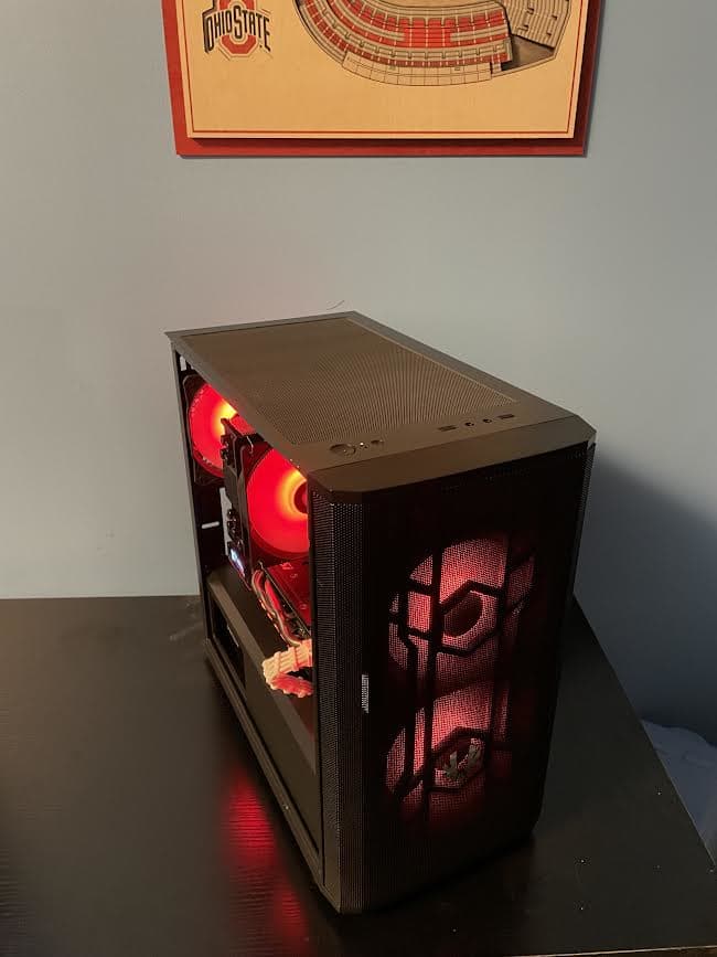 Rgb gaming pc ryzen 5 and RX 580