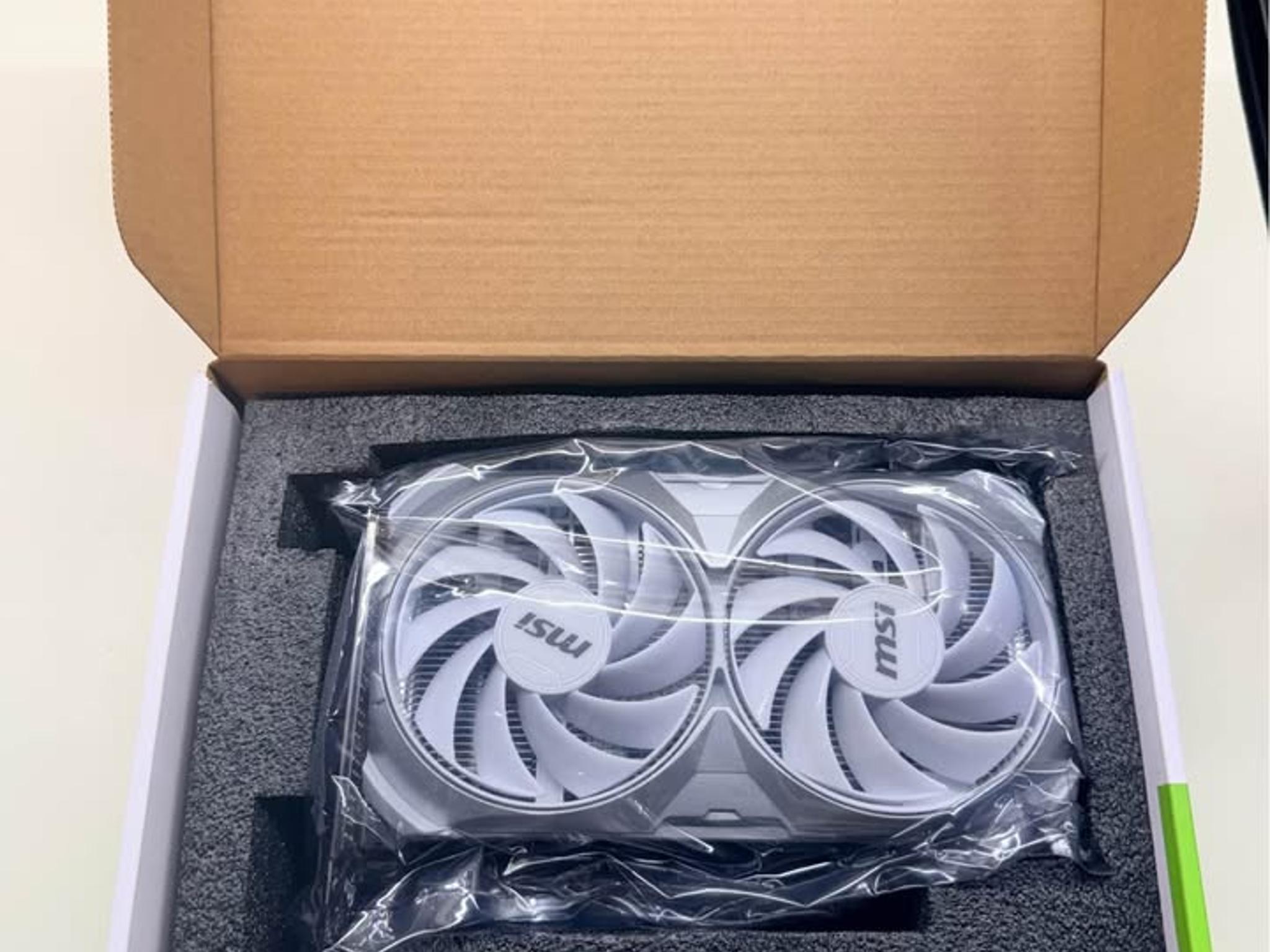 MSI GeForce RTX 4060 Ventus 2X White 8GB OC Graphics Card