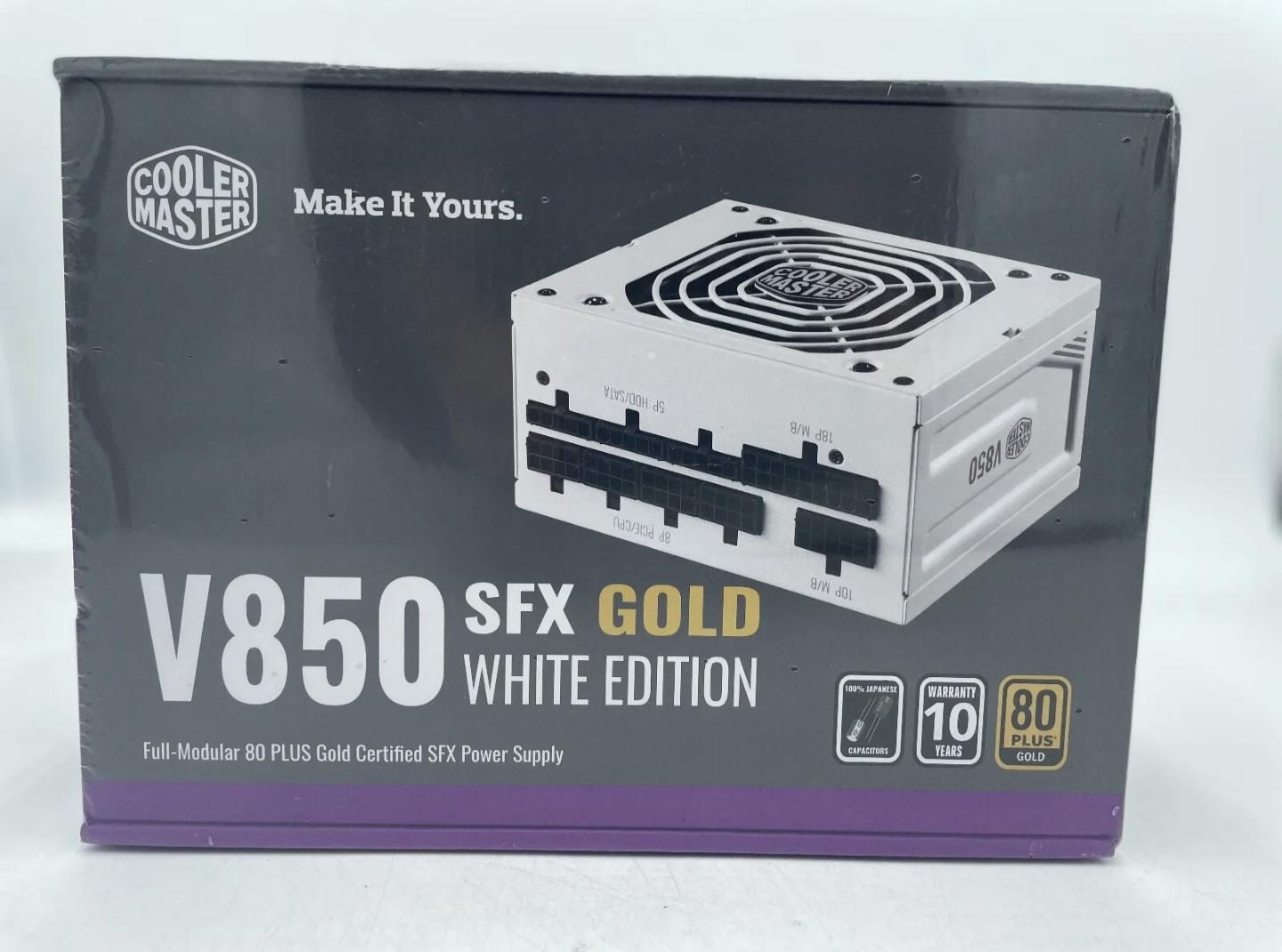 Cooler Master V850 White Edition 850W 80 Plus Gold SFX Power Supply