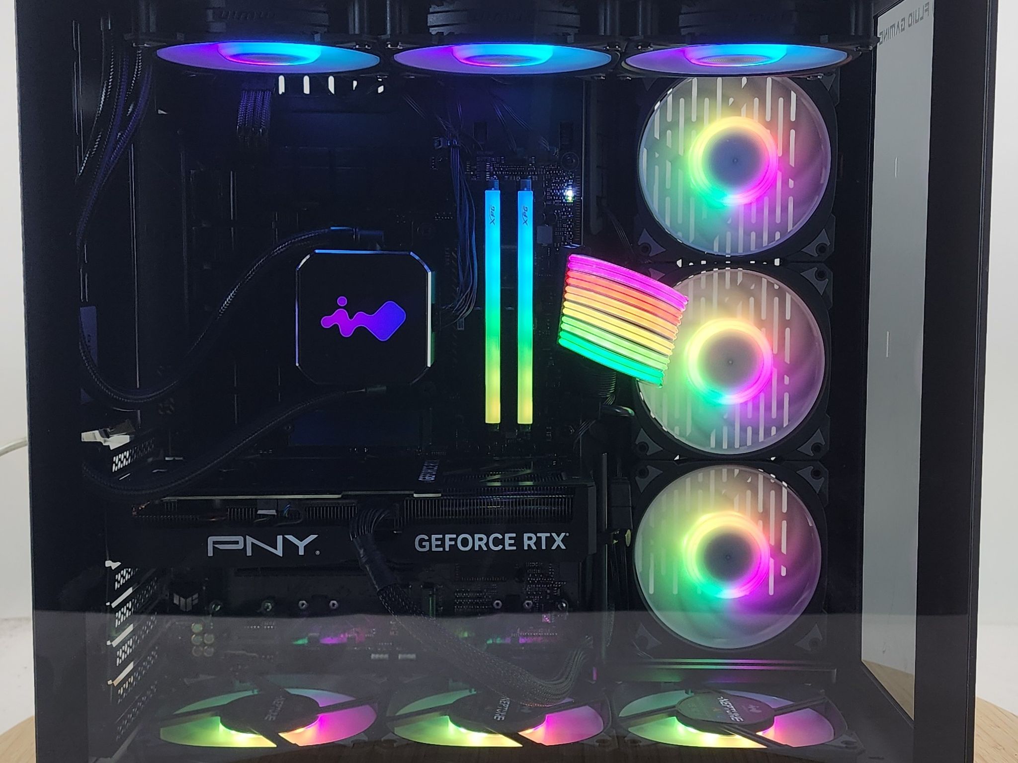 Gaming PC Ryzen 7 9700X 32GB RAM 2TB SSD RTX 4070 SUPER 12GB Windows 11 Computer