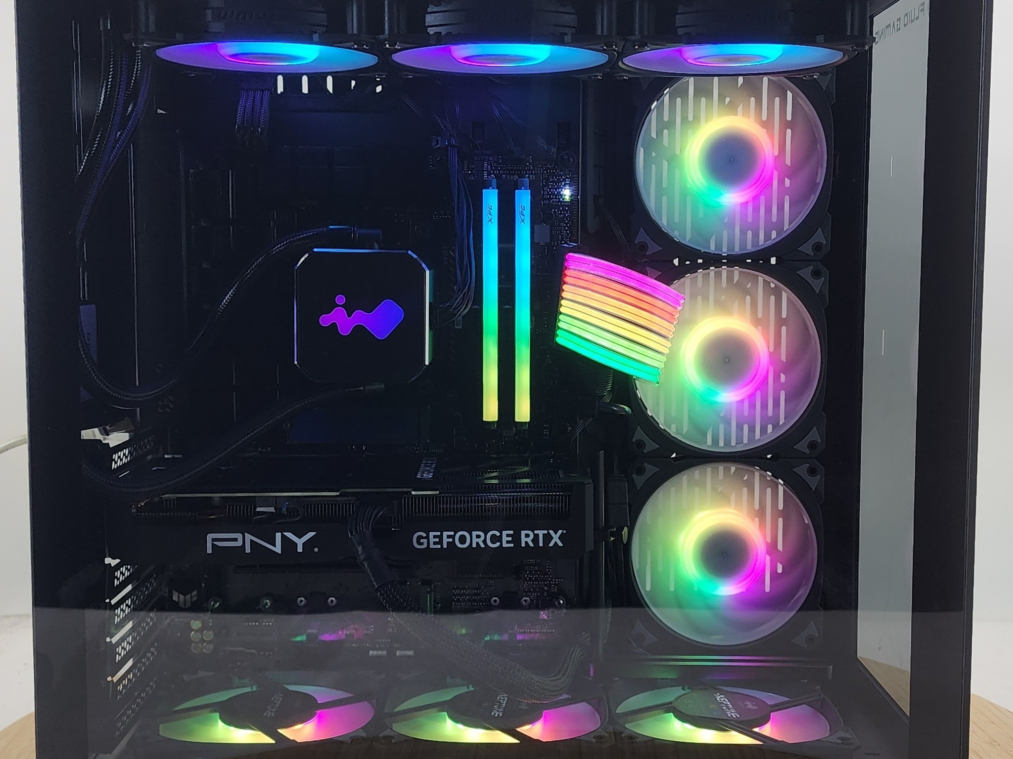 Gaming PC Ryzen 7 9700X 32GB RAM 2TB SSD RTX 4070 SUPER 12GB Windows 11 Computer