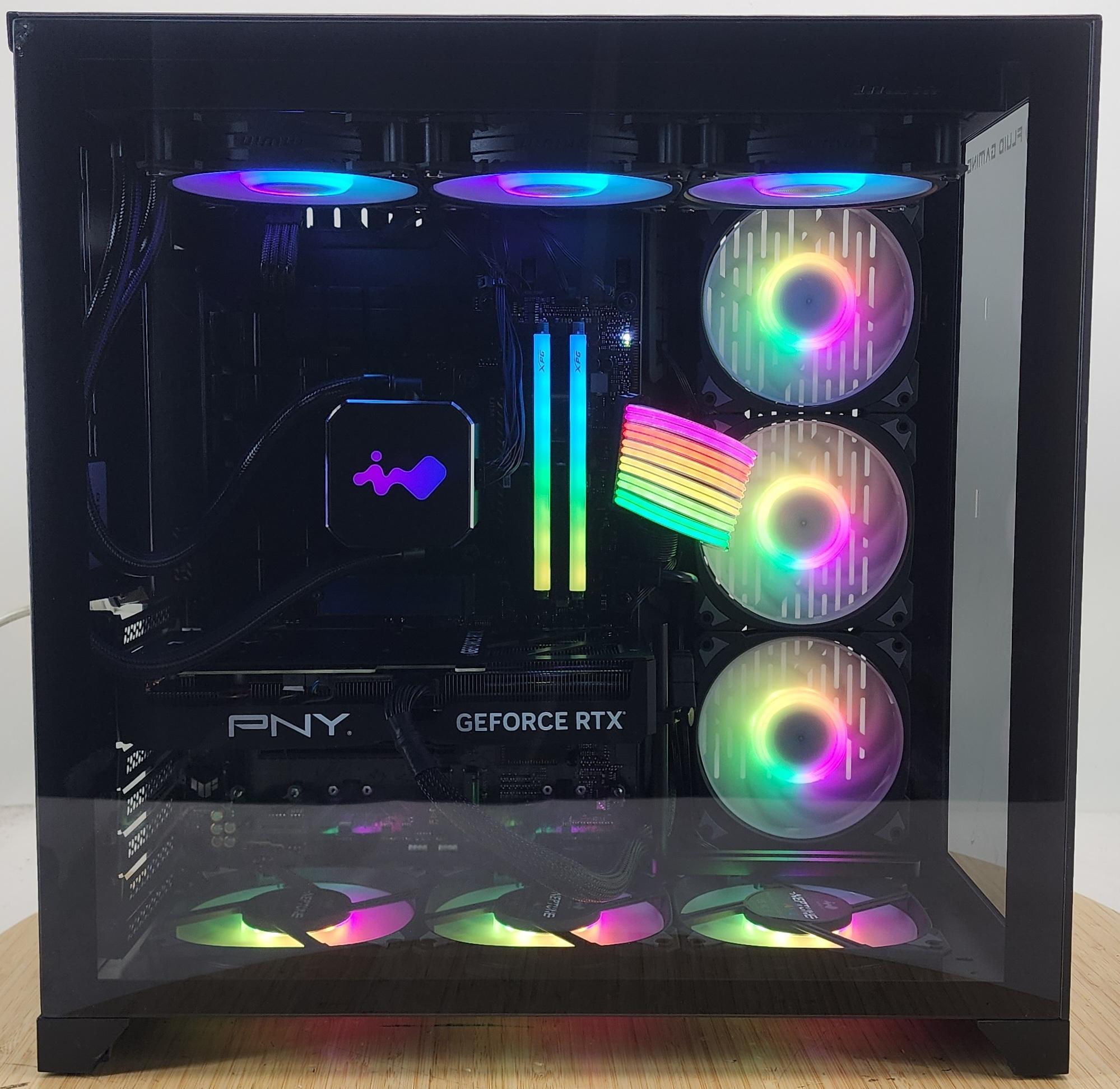 Gaming PC Ryzen 7 9700X 32GB RAM 2TB SSD RTX 4070 SUPER 12GB Windows 11 Computer