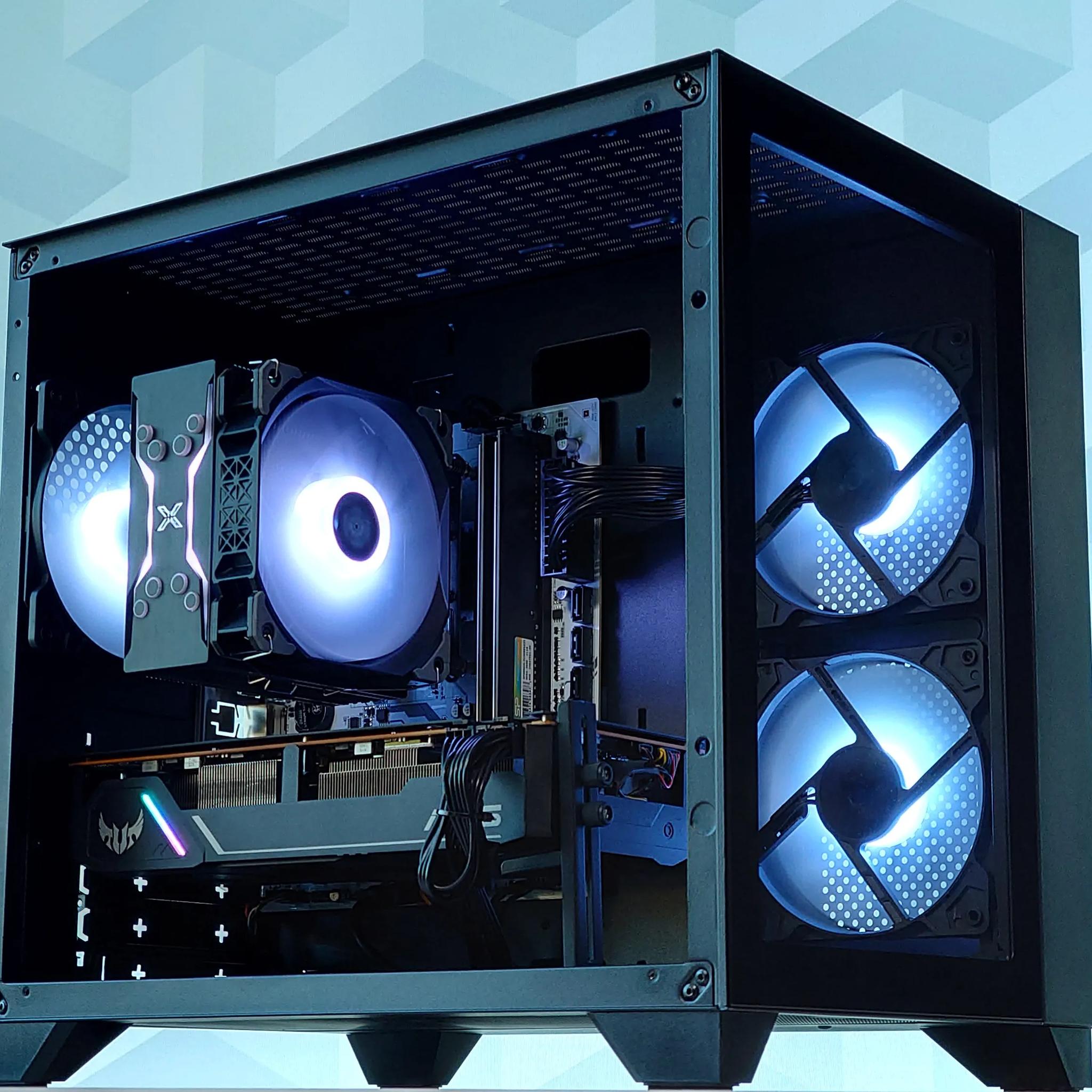 🩸🧯Gaming PC🚨AMD RX 5500 XT 8GB🚨AMD Ryzen 5 2600 🚨16GB DDR4🚨500GB SSD NVME