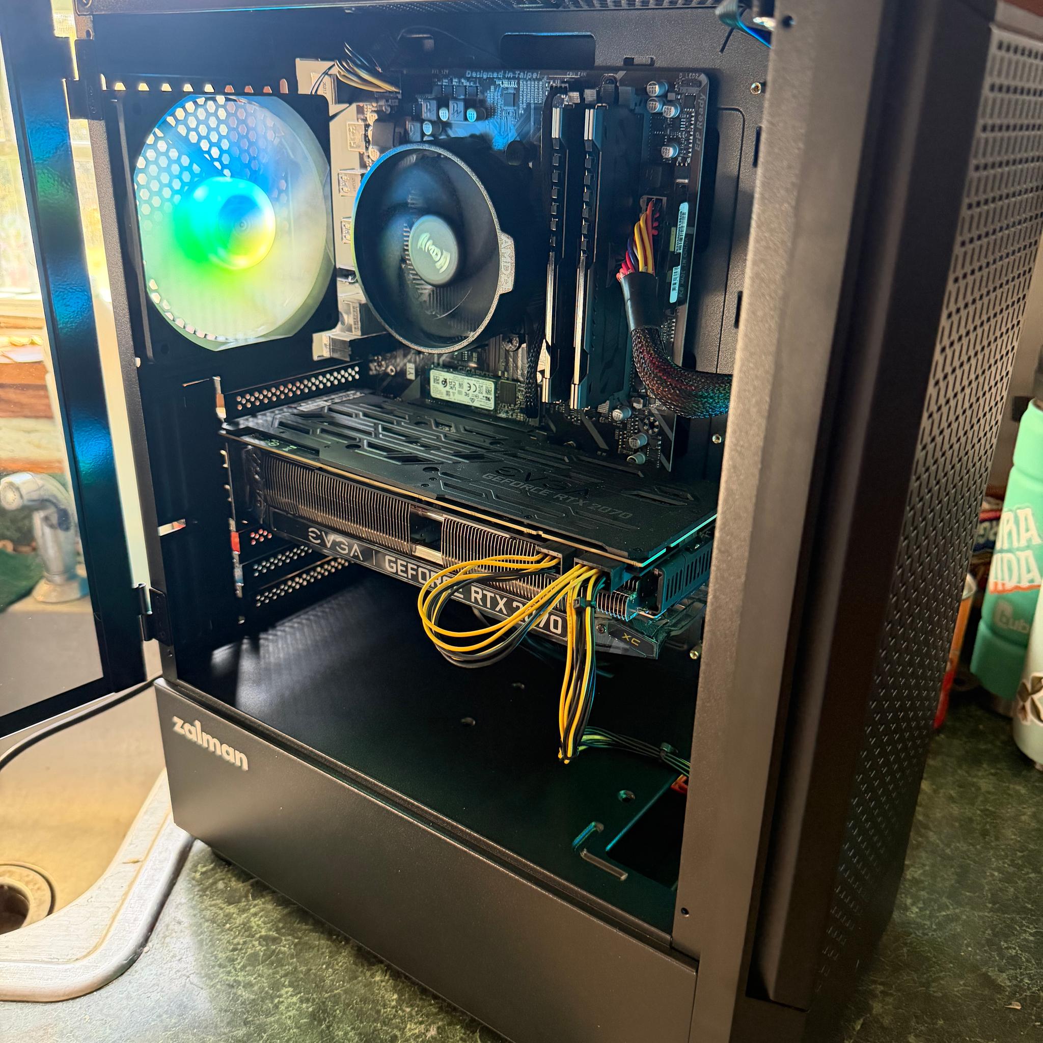 GeForce RTX 2070 Custom Gaming PC - Ryzen 5 3600