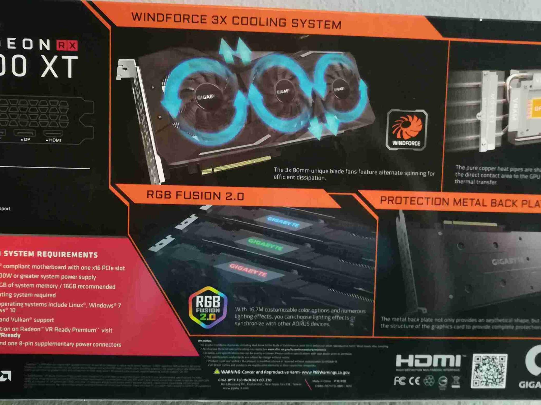 Gigabyte 5700XT 8GB