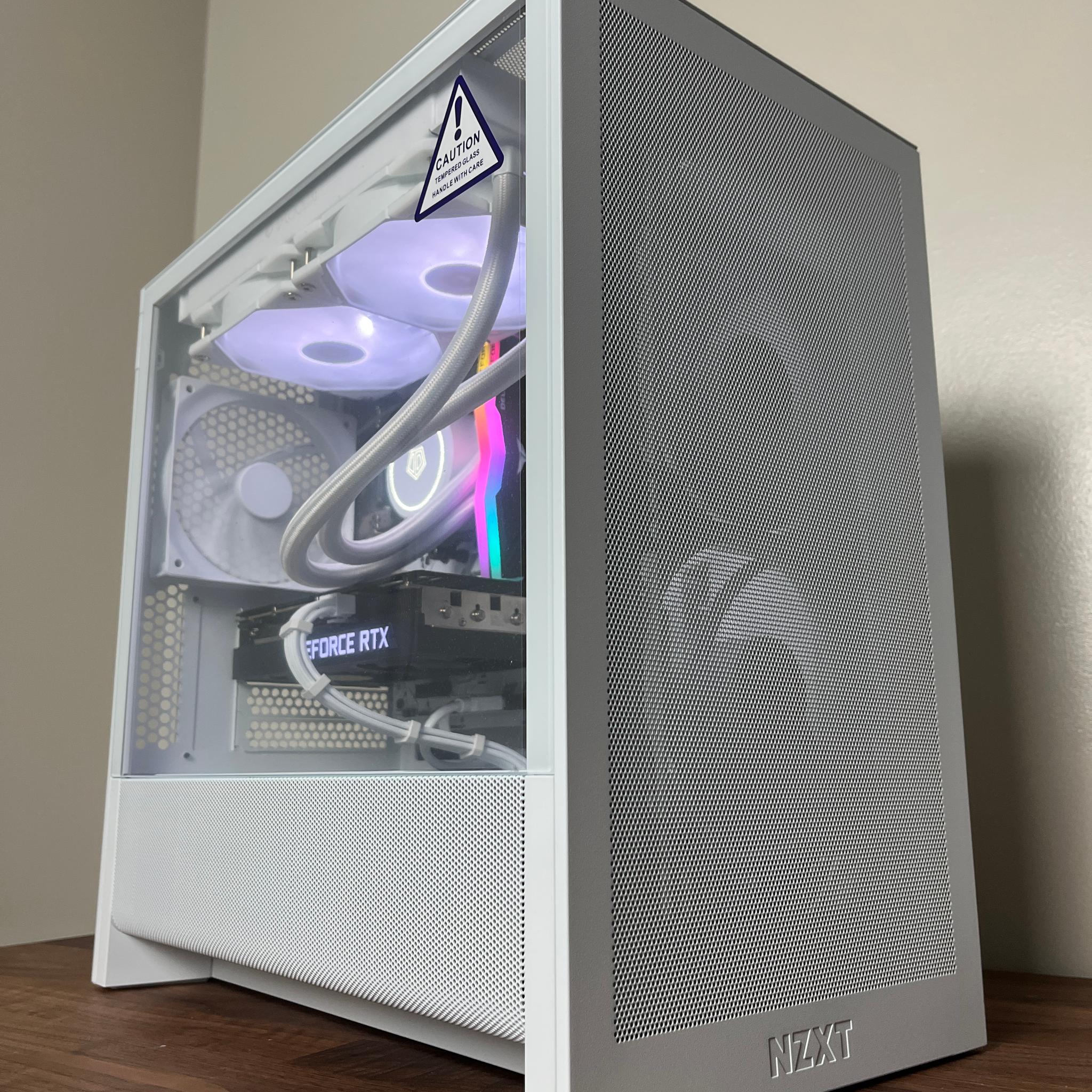 White Gaming Pc | Ryzen 5 5500 | RTX 3060 Ti | DDR4 16GB | 1TB NVMe | Win 11 Pro