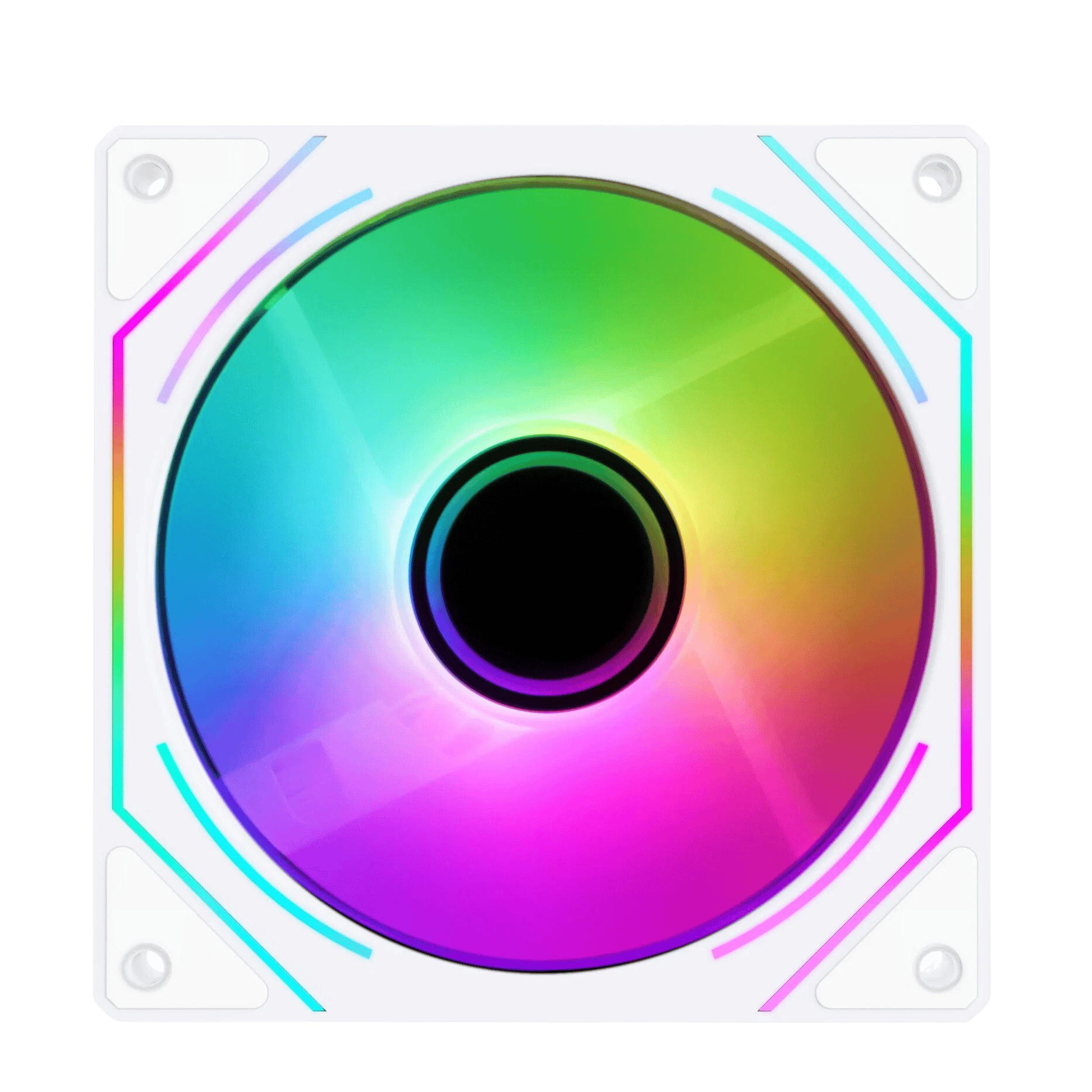 PACK OF 3 SEGOTEP 🪞HB12🪞 | WHITE CASE FAN | 120MM | PWM | ARGB | INFINITE MIRROR REFLECTION