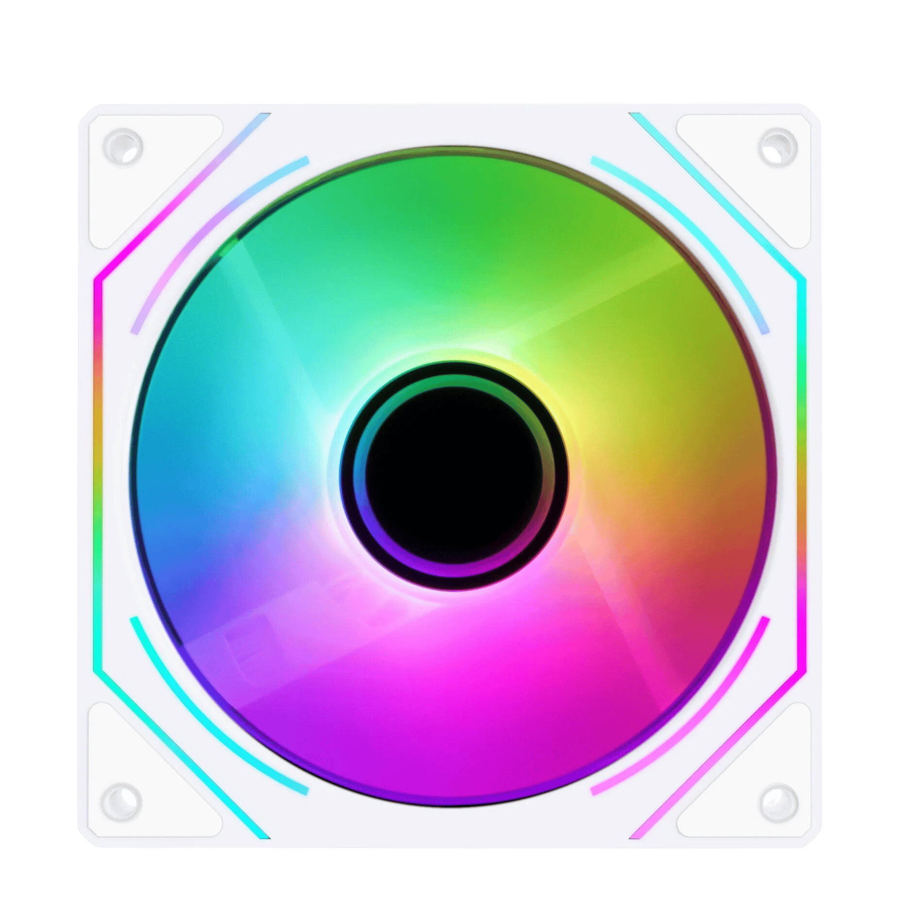PACK OF 3 SEGOTEP 🪞HB12🪞 | WHITE CASE FAN | 120MM | PWM | ARGB | INFINITE MIRROR REFLECTION