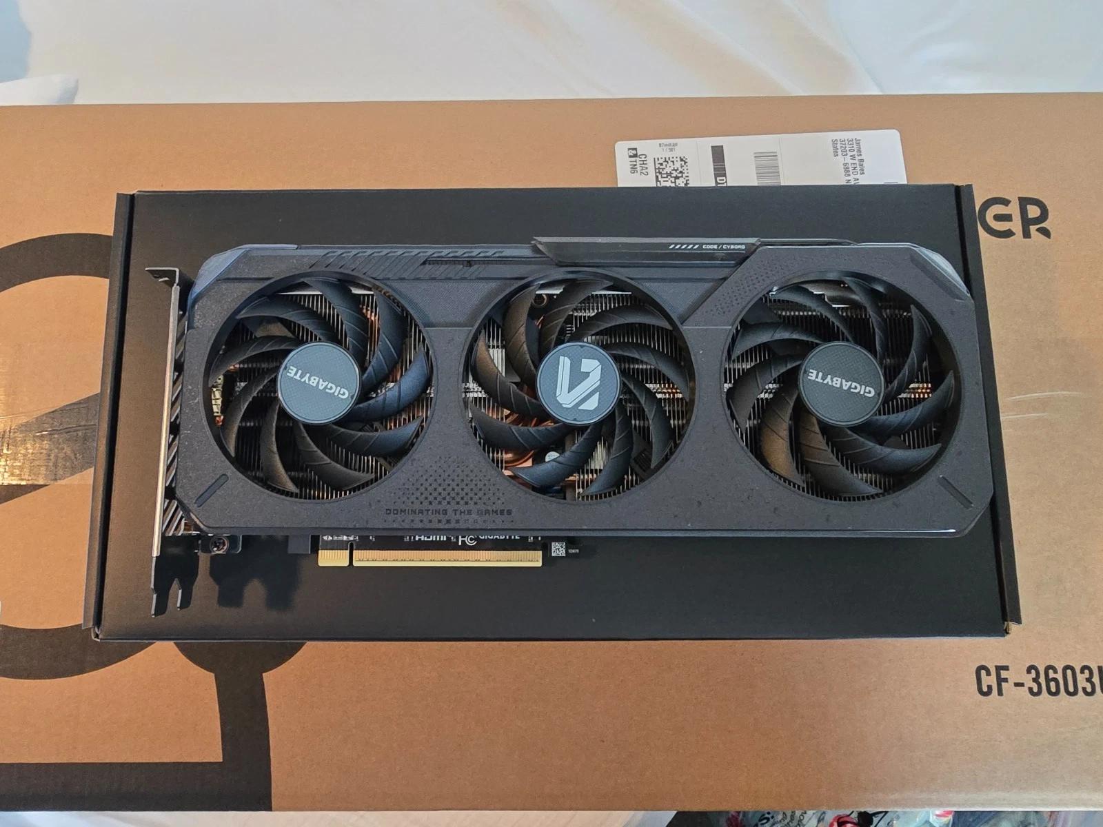 Gigabyte RX 9060 XT GAMING Triple Fan 16GB GDDR6 PCIe 5.0 Graphics Card