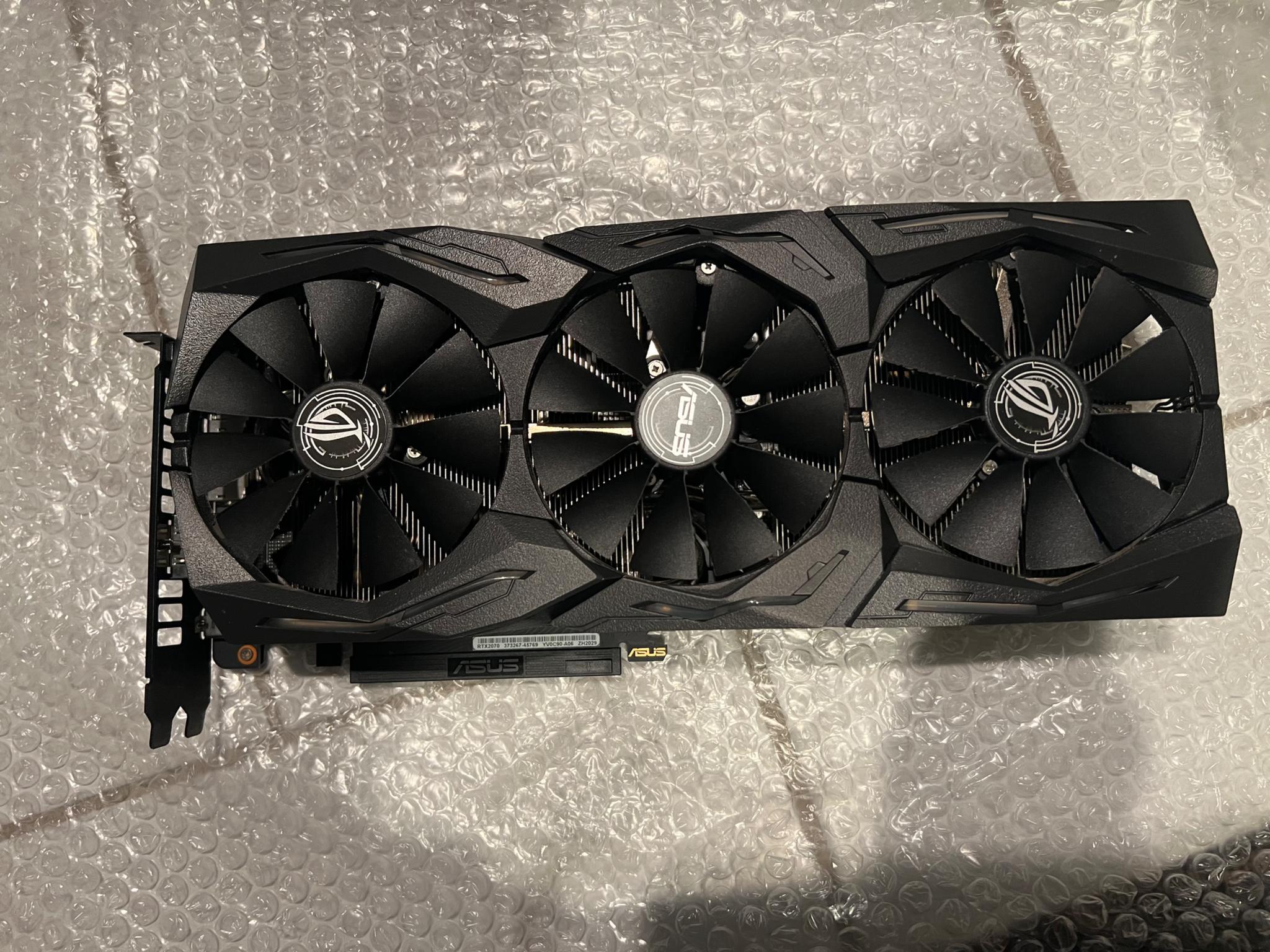ASUS GeForce RTX 2070 ROG Strix Overclocked Triple-Fan 8GB GDDR6 PCIe 3.0 Graphics Card
