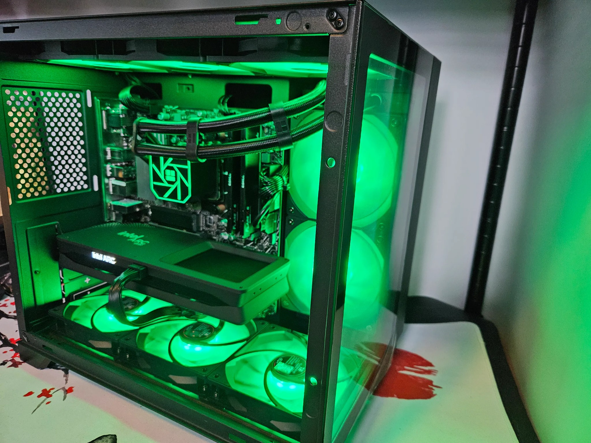 Limited time 2TB SSD UPGRADE! Liquid cooled Ryzen 5 / 32GB DDR5 / 2TB SSD / Intel ARC B580 12GB