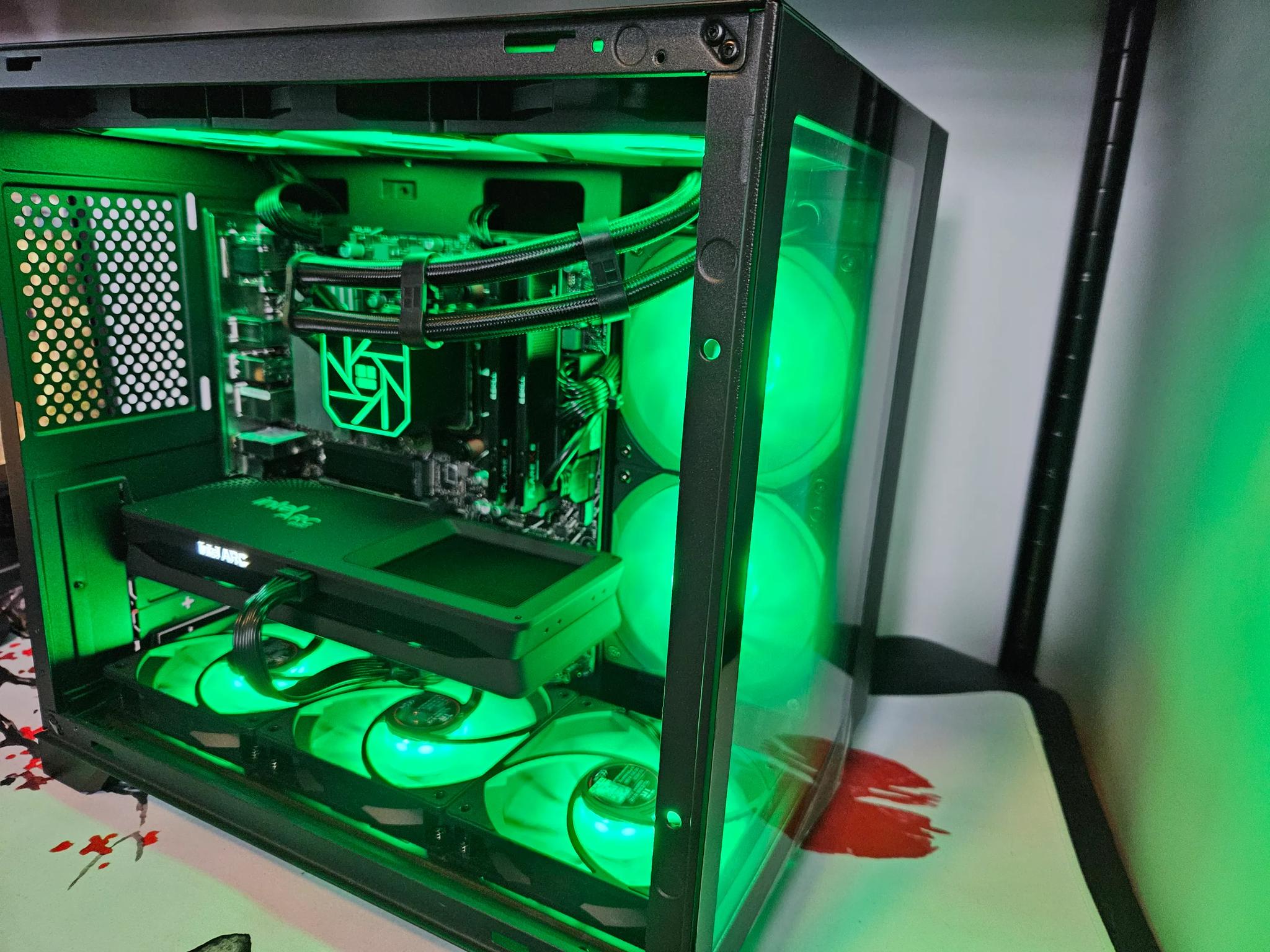 Limited time 2TB SSD UPGRADE! Liquid cooled Ryzen 5 / 32GB DDR5 / 2TB SSD / Intel ARC B580 12GB