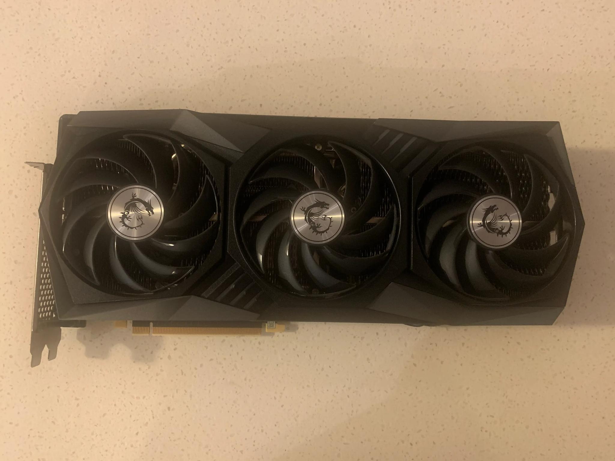 MSI GeForce RTX 3070 GAMING X Trio (W/ Original Accessories) 8GB GDDR6 Graphics Card