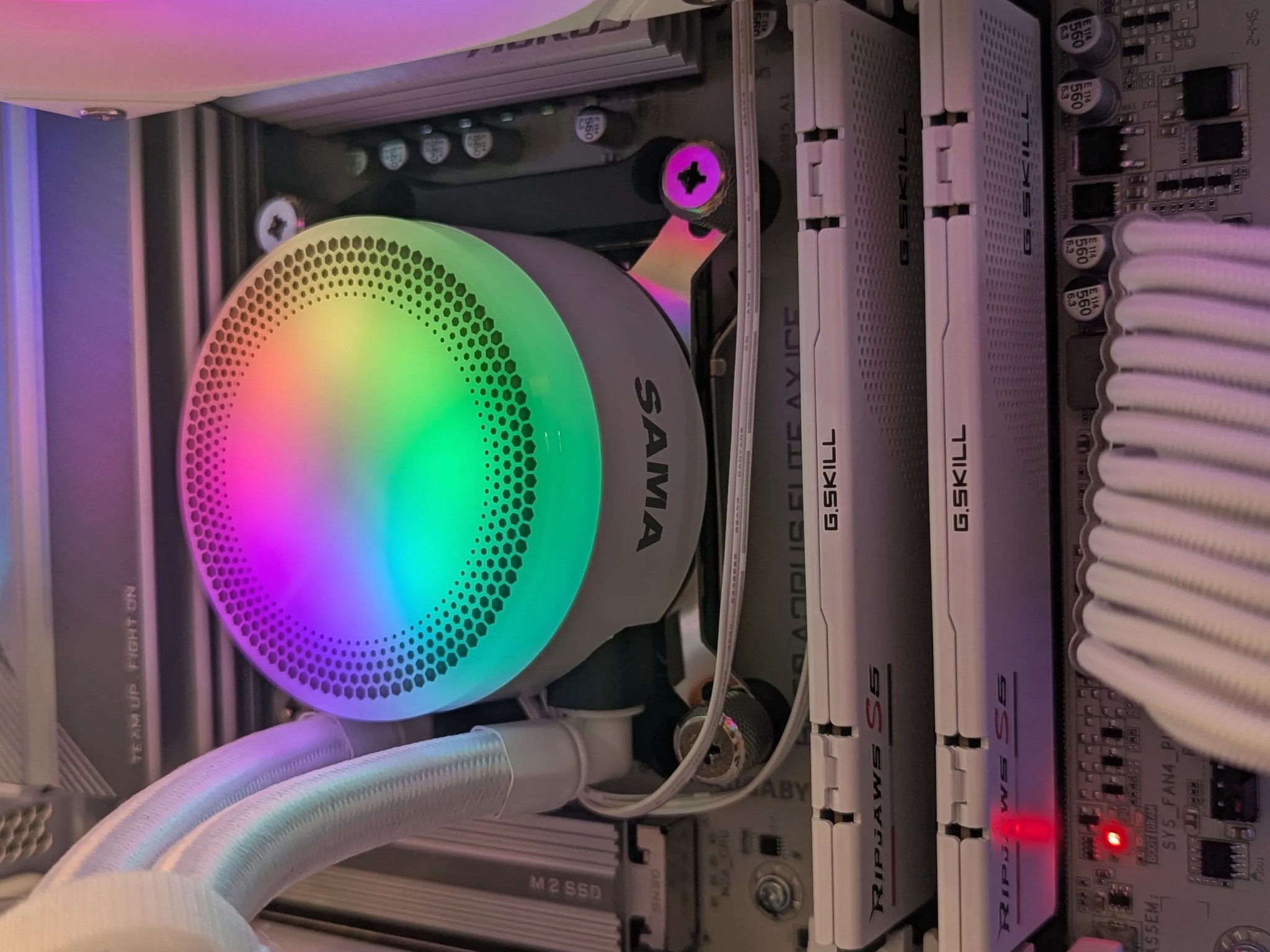 🌨️ Glacia | 9070XT | AMD 7700 | Whiteout Gaming Rig | 32GB DDR5 | 2TB NVMe