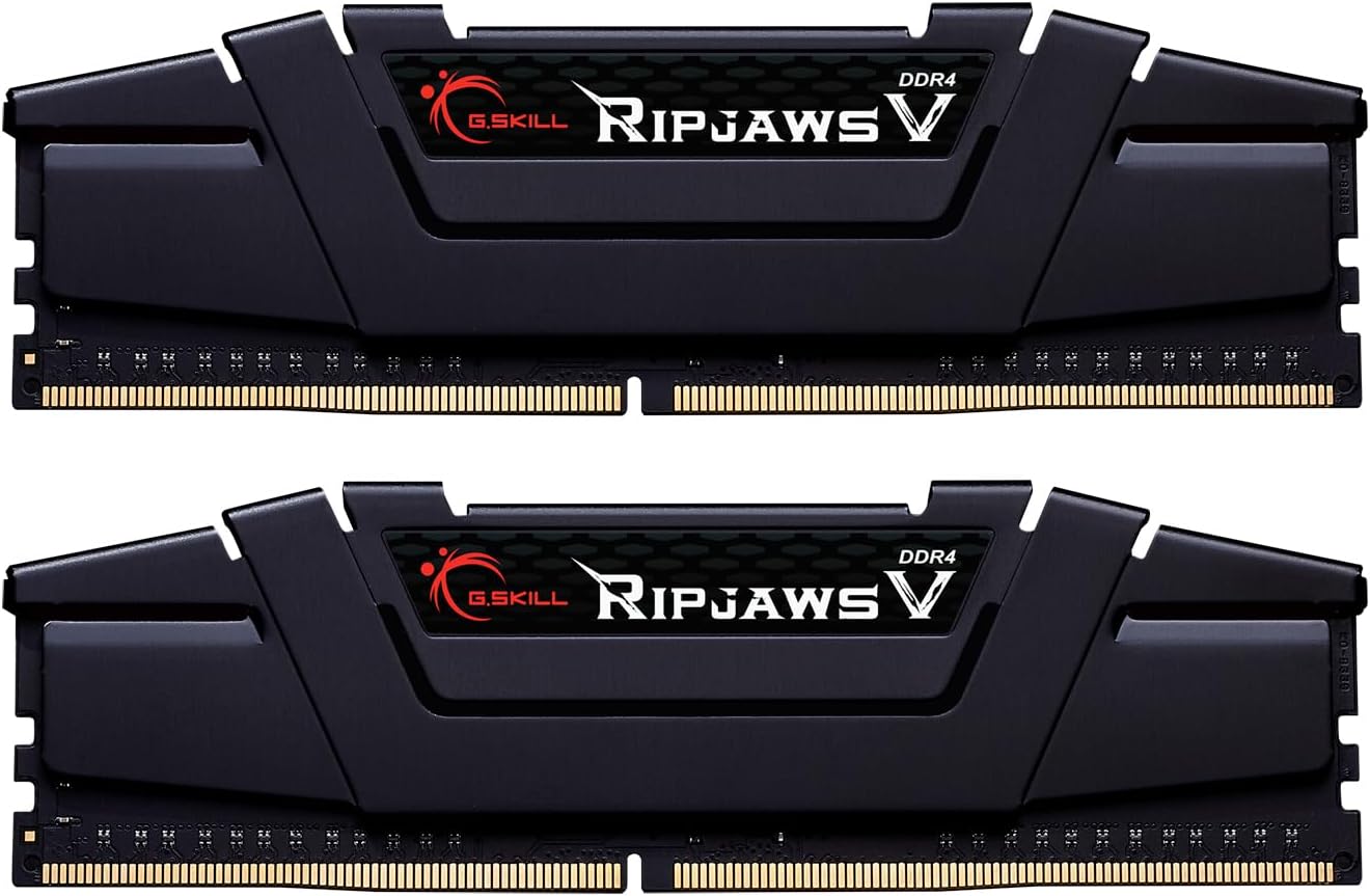G.Skill RipJaws V 16GB (2x8GB) DDR4 3200MHz Memory RAM (F4-3200C16D-16GVKB)